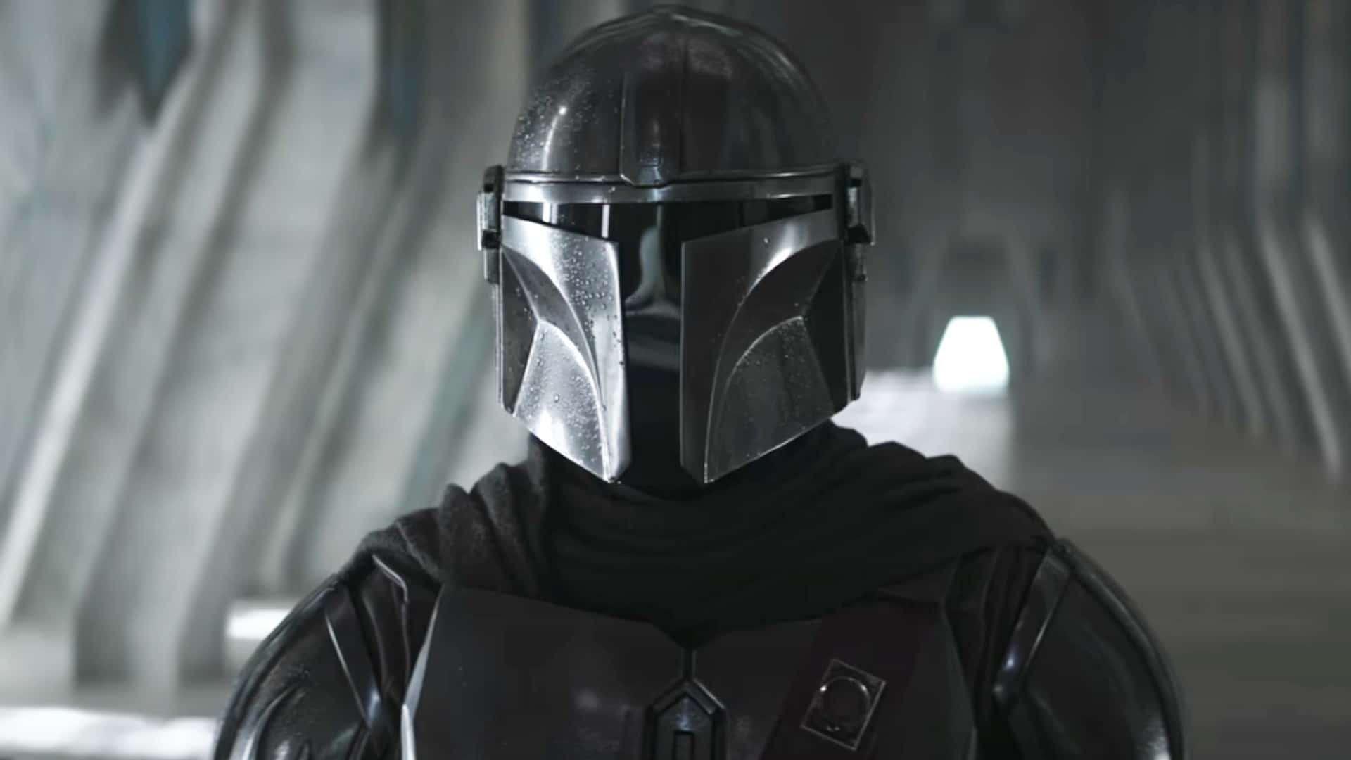 Mandalorian Season 3, silver helmet, black armor, Full HD Desktop Wallpaper