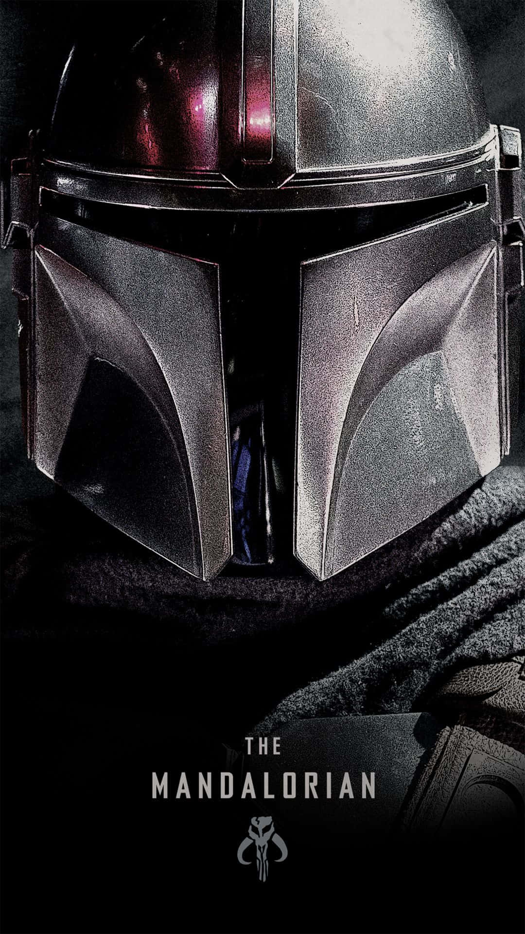 Mandalorian Season 3, Mandalorian helmet, metallic sheen, Full HD Phone Wallpaper