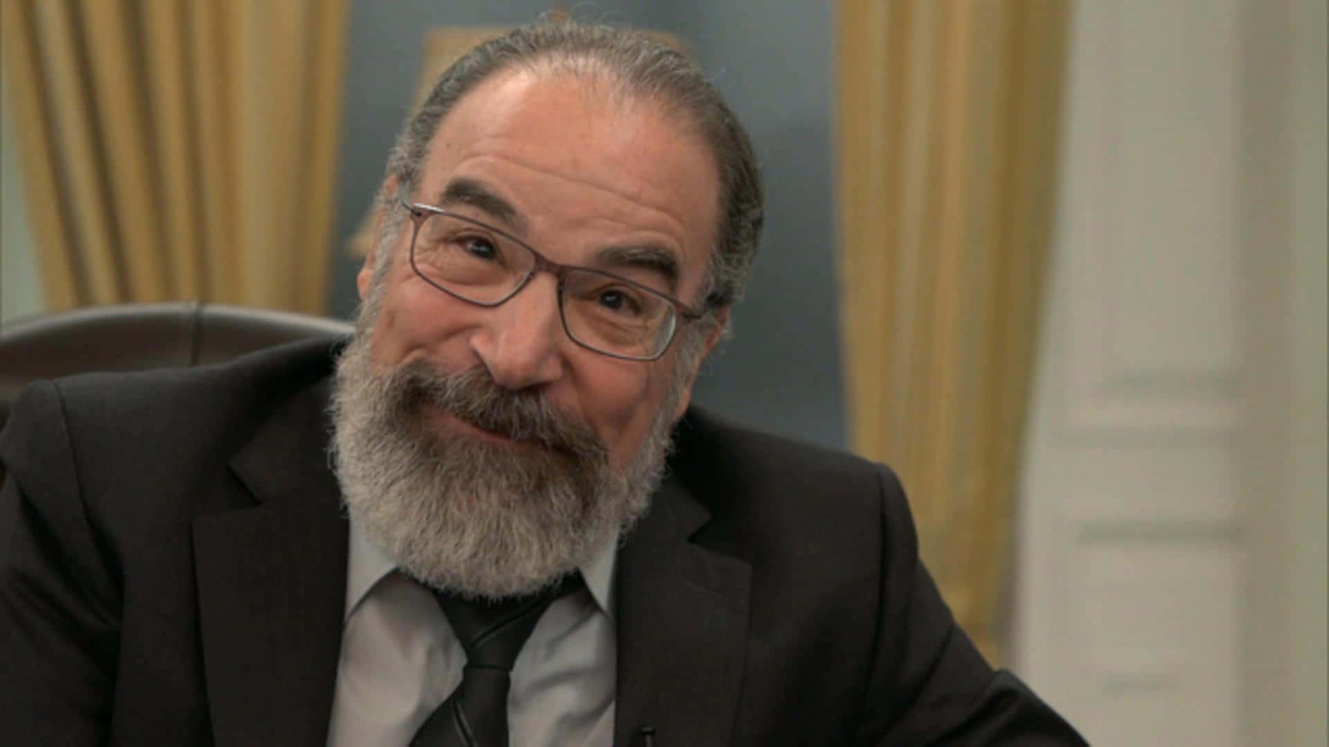 Mandy Patinkin, bearded man, glasses, Full HD Desktop Wallpaper