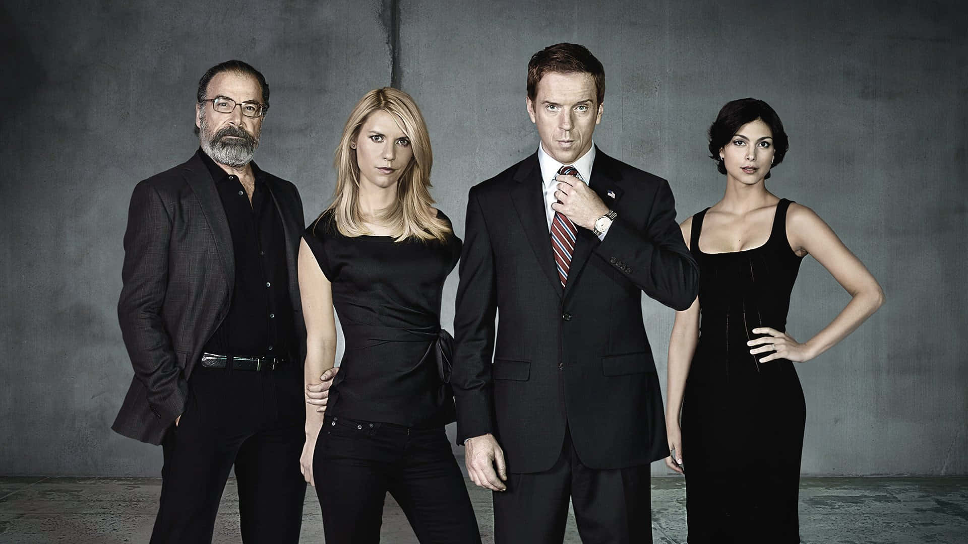 Mandy Patinkin, black formal wear, gray concrete wall, Full HD Desktop Wallpaper