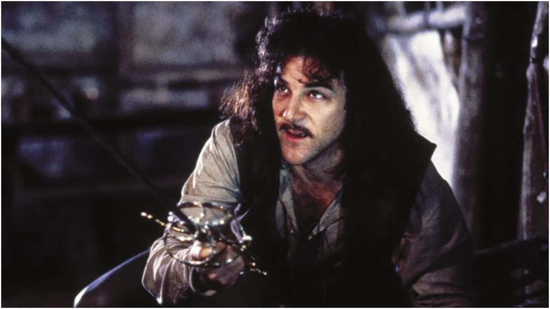 Mandy Patinkin, curly dark hair, mustache, Full HD Desktop Wallpaper