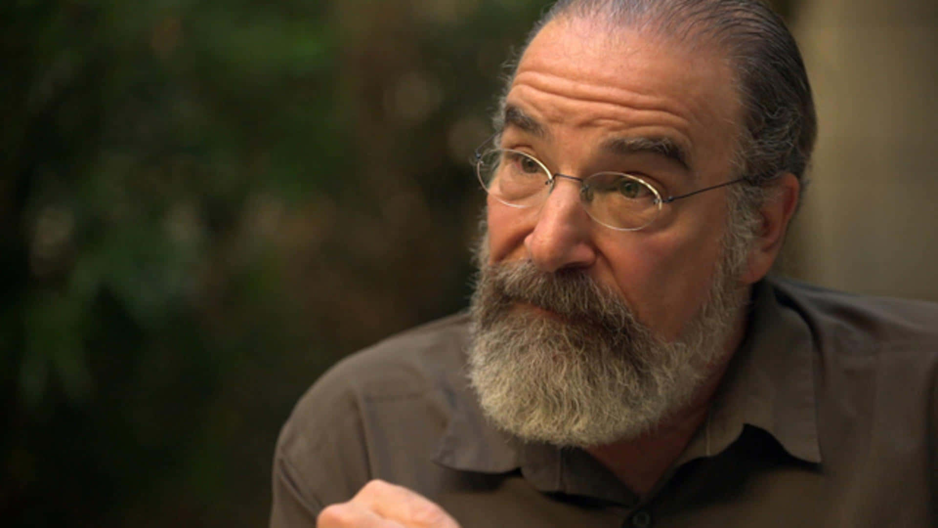 Mandy Patinkin, gray beard, glasses, Full HD Desktop Wallpaper