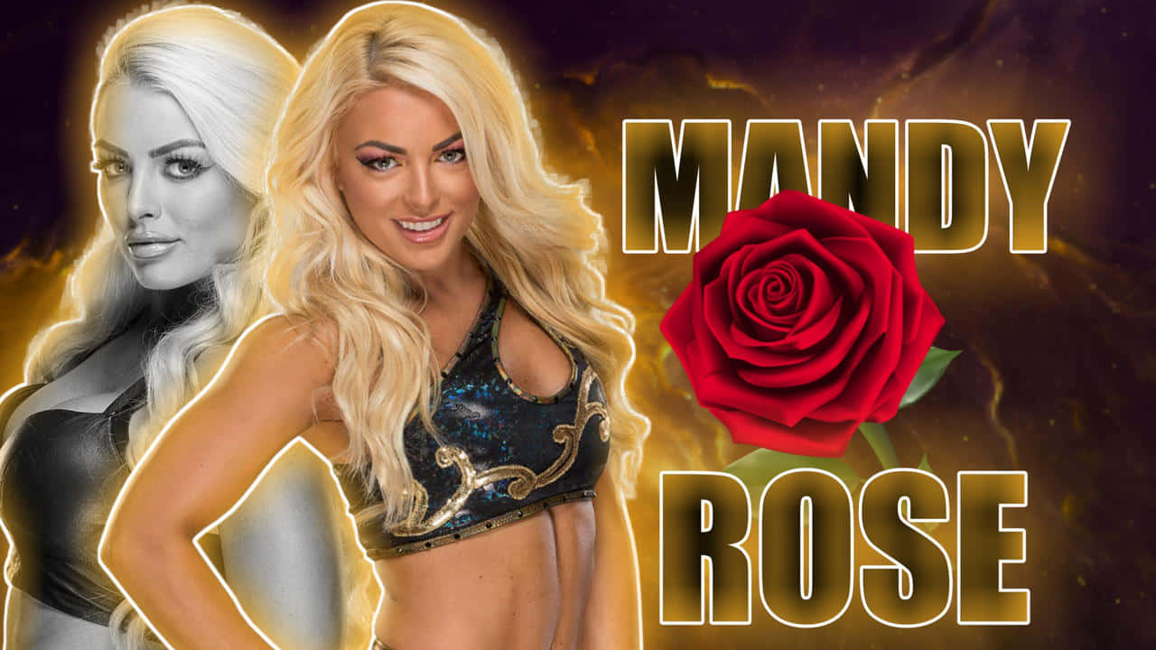 Mandy Rose, blonde hair, sparkly top, HD Desktop Wallpaper