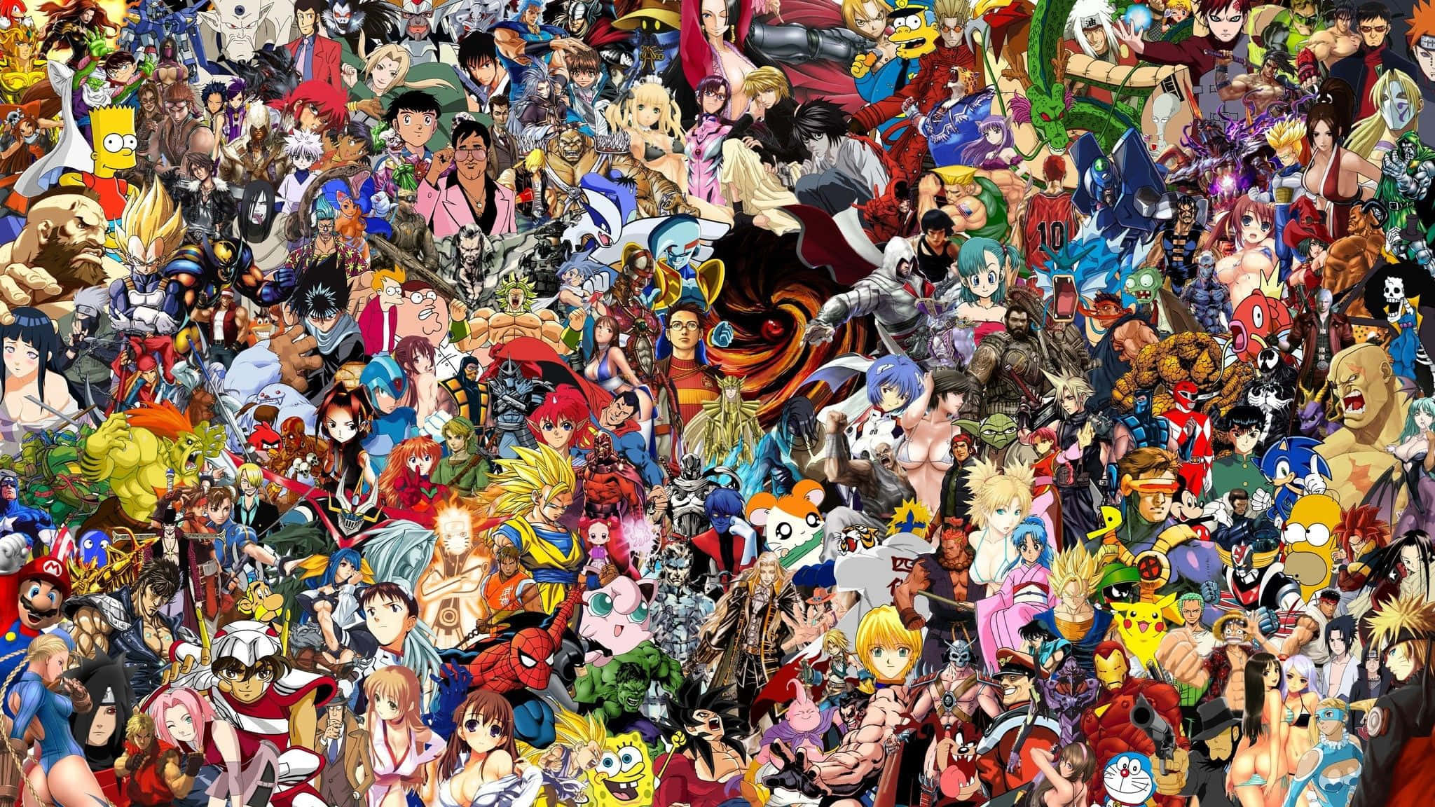 manga characters, anime, cartoon characters, Full HD Desktop Wallpaper