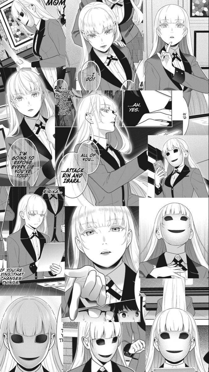 manga iPhone, black and white manga panels, blonde girl in uniform, SD Phone Wallpaper