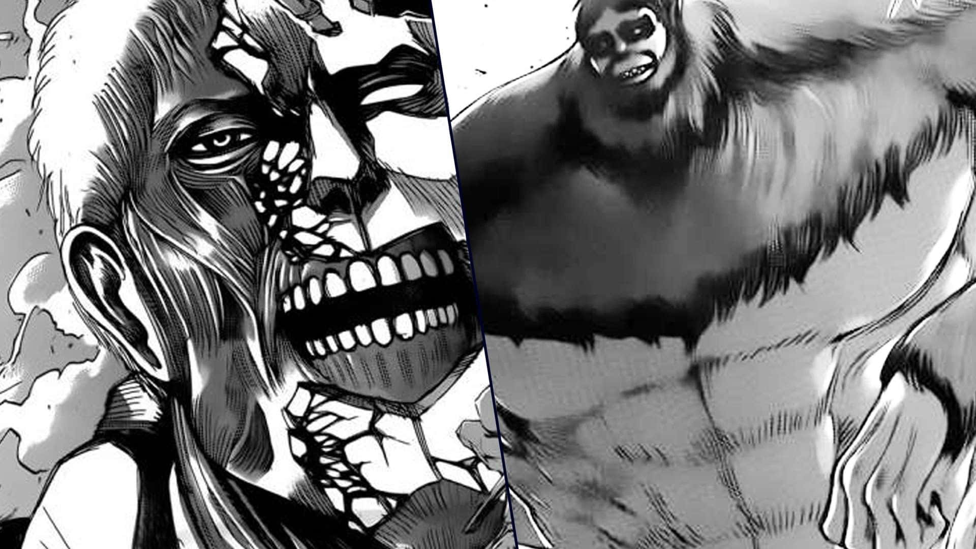 Manga Series, manga style, titans, Full HD Desktop Wallpaper