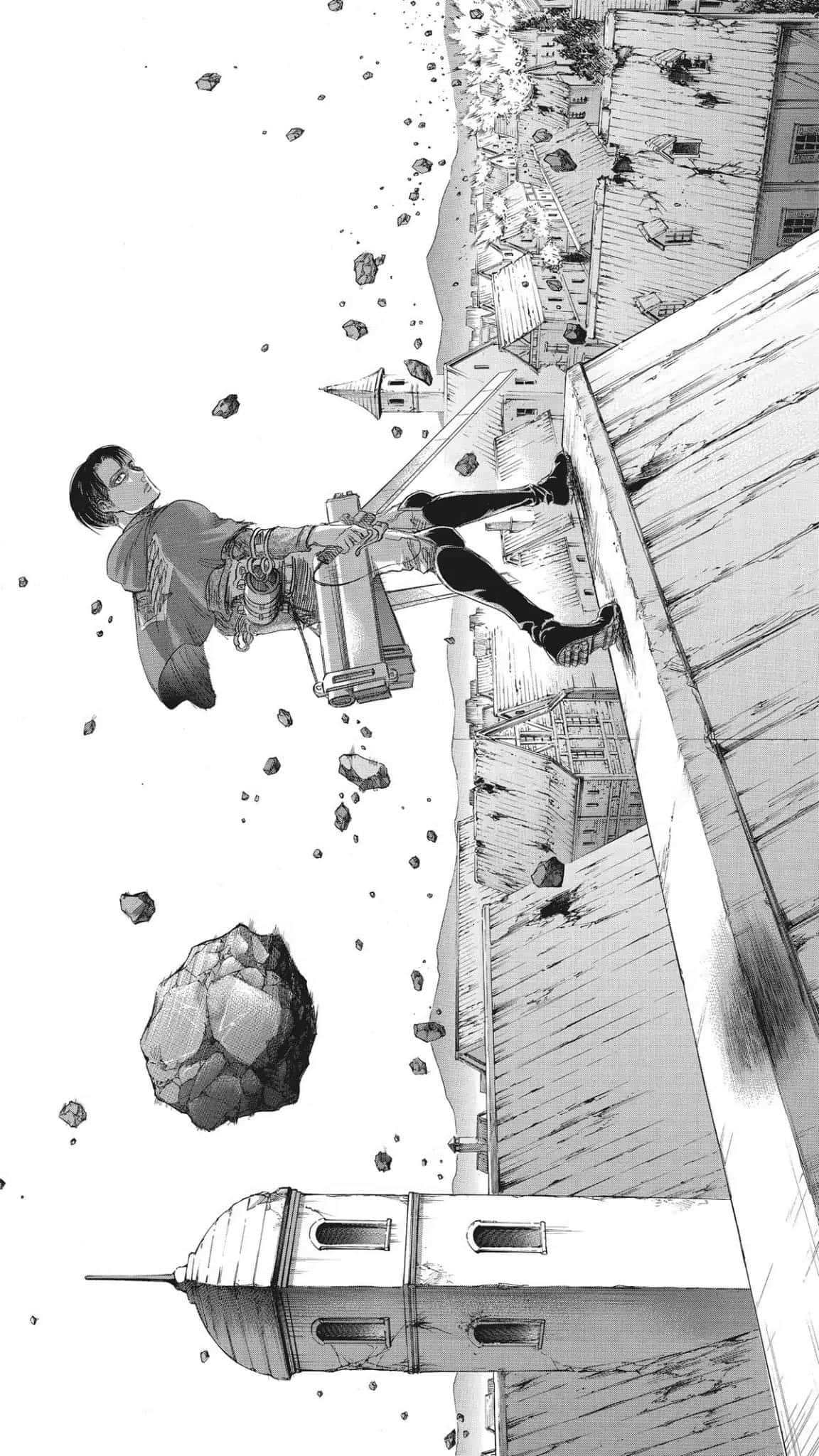 manga panel, mechanical suit, warrior, Full HD Phone Wallpaper