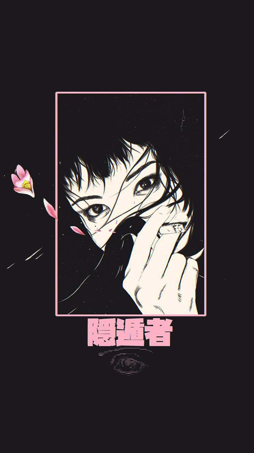 anime girl, short hair, ring, Full HD Phone Wallpaper
