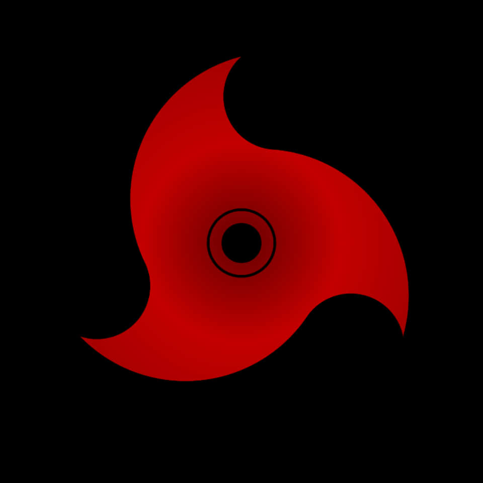 Mangekyou Sharingan, glowing red spiral symbol, black center, SD Desktop Wallpaper