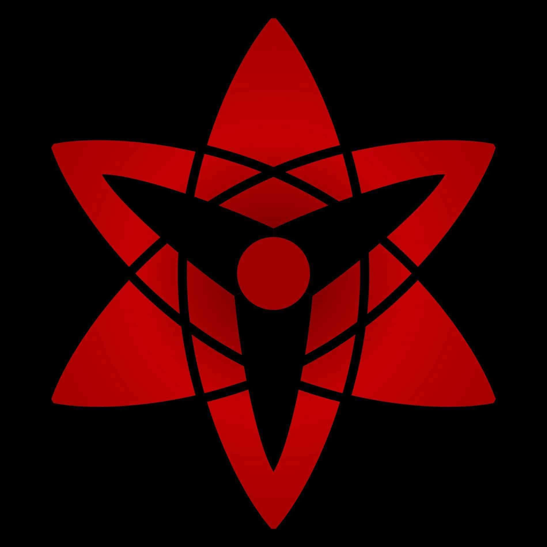 Mangekyou Sharingan, red, black lines, HD Desktop Wallpaper