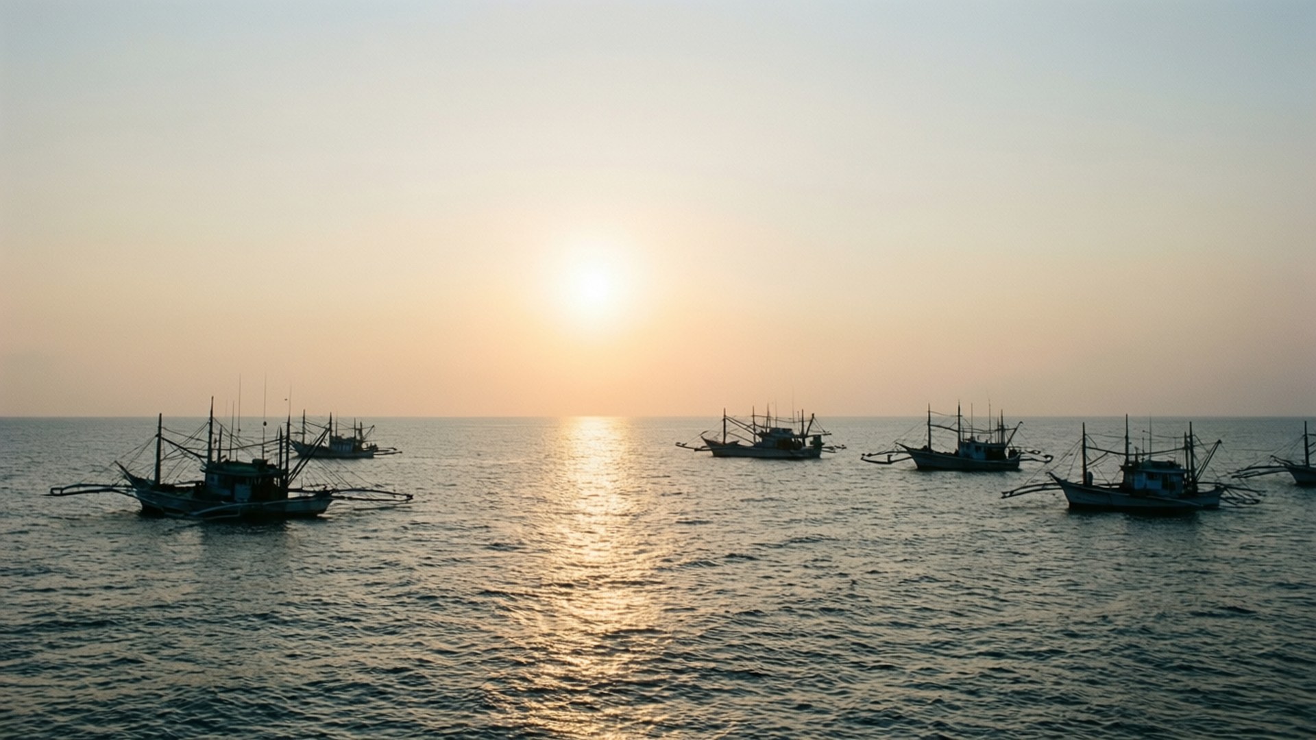Manila, coastline, sunrise, Full HD Desktop Wallpaper
