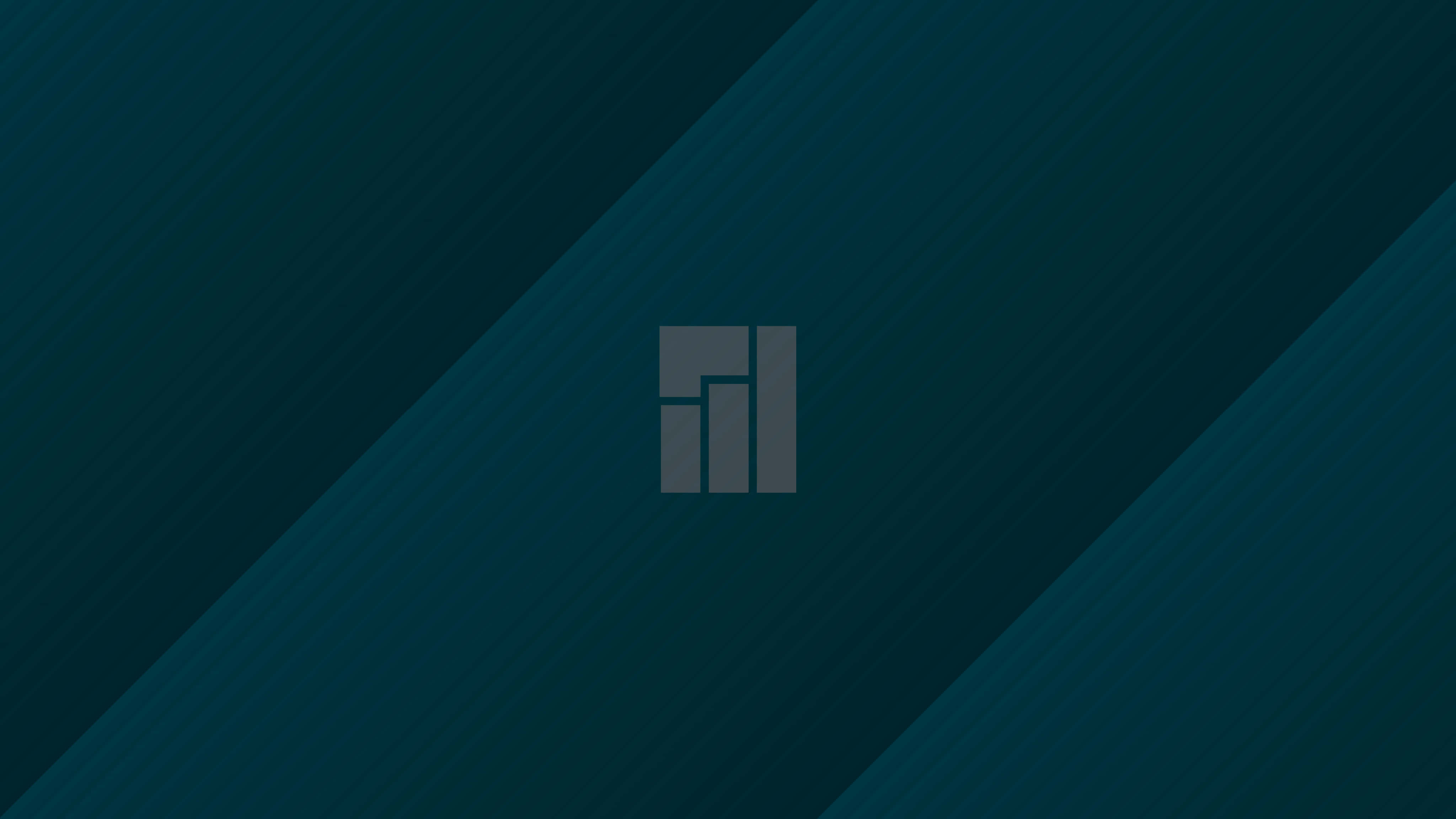 Manjaro, teal, gray, 4K Desktop Wallpaper
