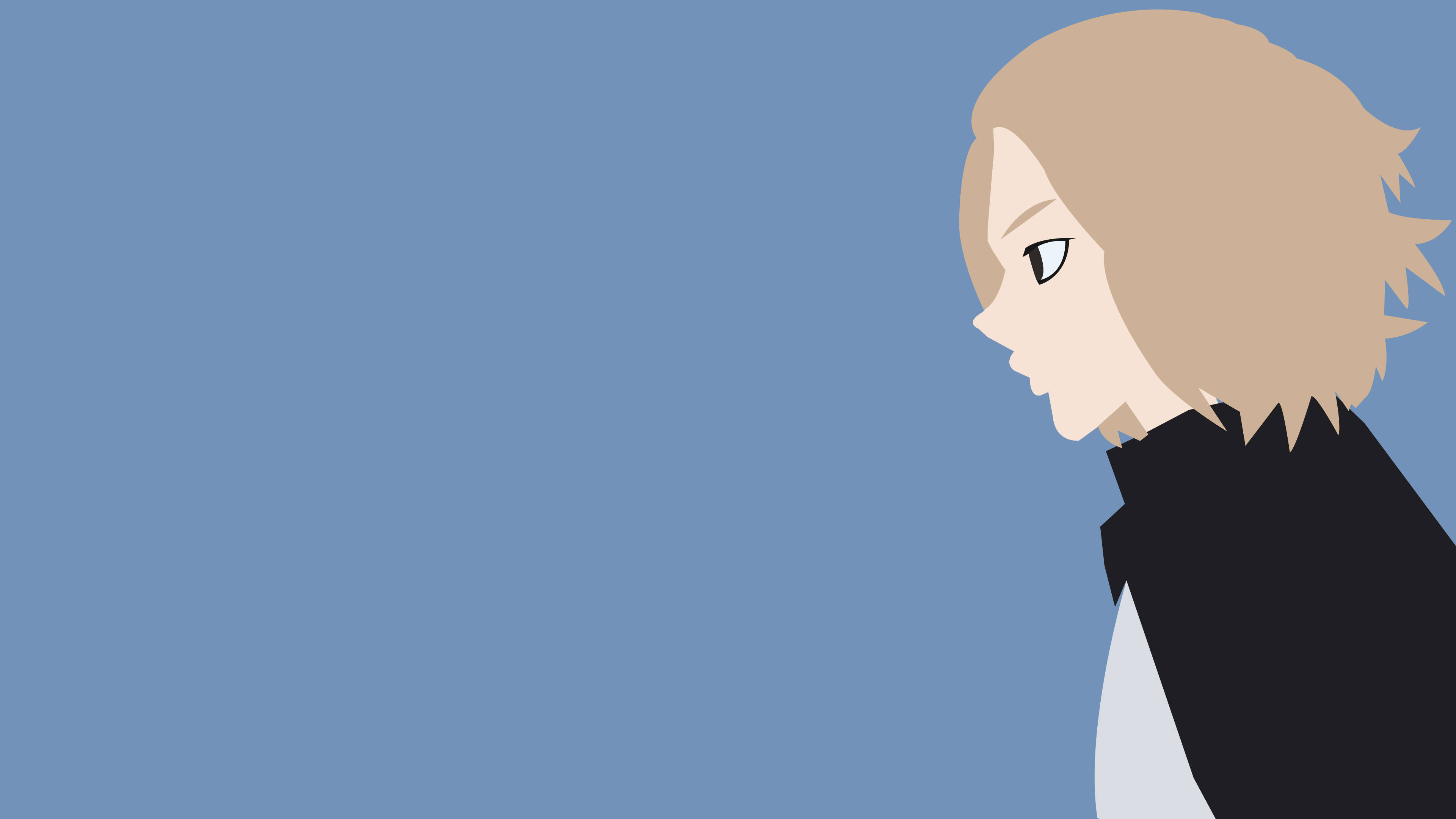 Manjiro Sano, blonde hair, black cloak, 4K Desktop Wallpaper