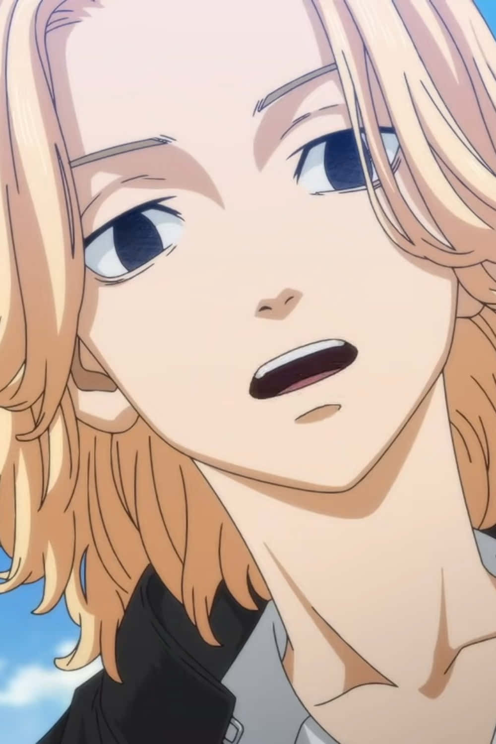 Manjiro, blonde anime character, blue eyes, HD Phone Wallpaper