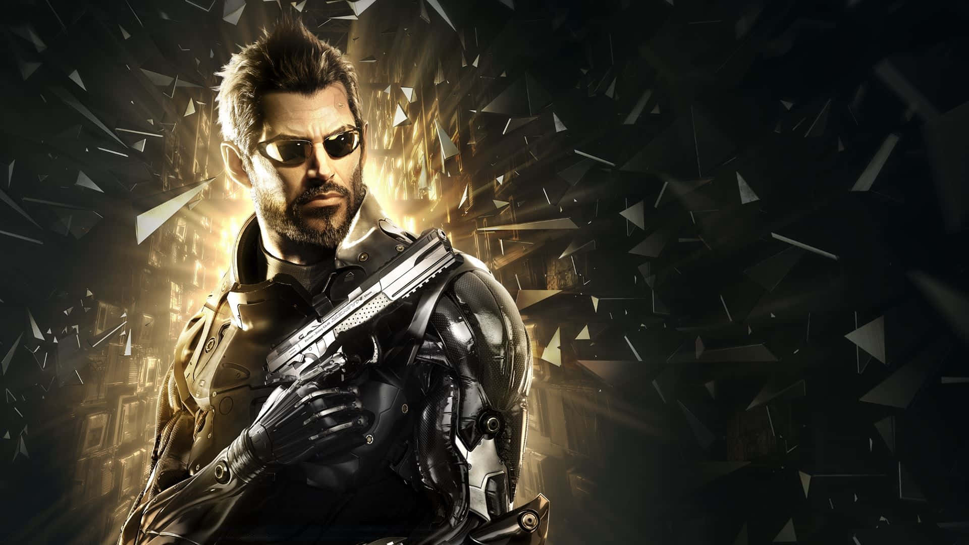 Mankind Divided, tactical gear, sunglasses, Full HD Desktop Wallpaper