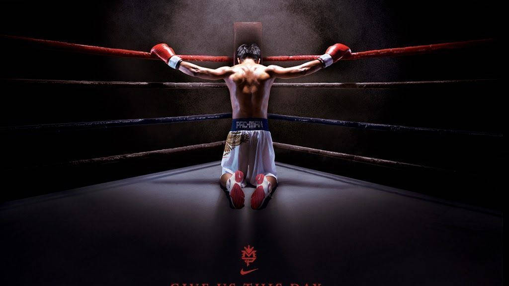 Manny Pacquiao, ring, ropes, SD Desktop Wallpaper