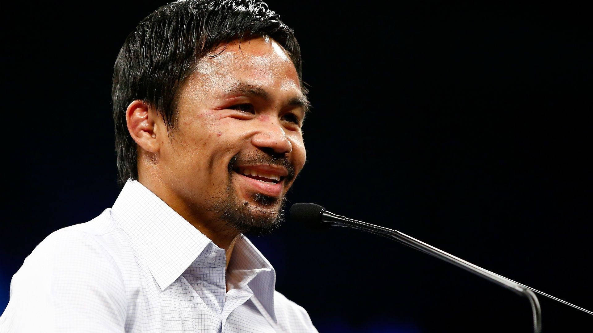Manny Pacquiao, press conference, white shirt, Full HD Desktop Wallpaper