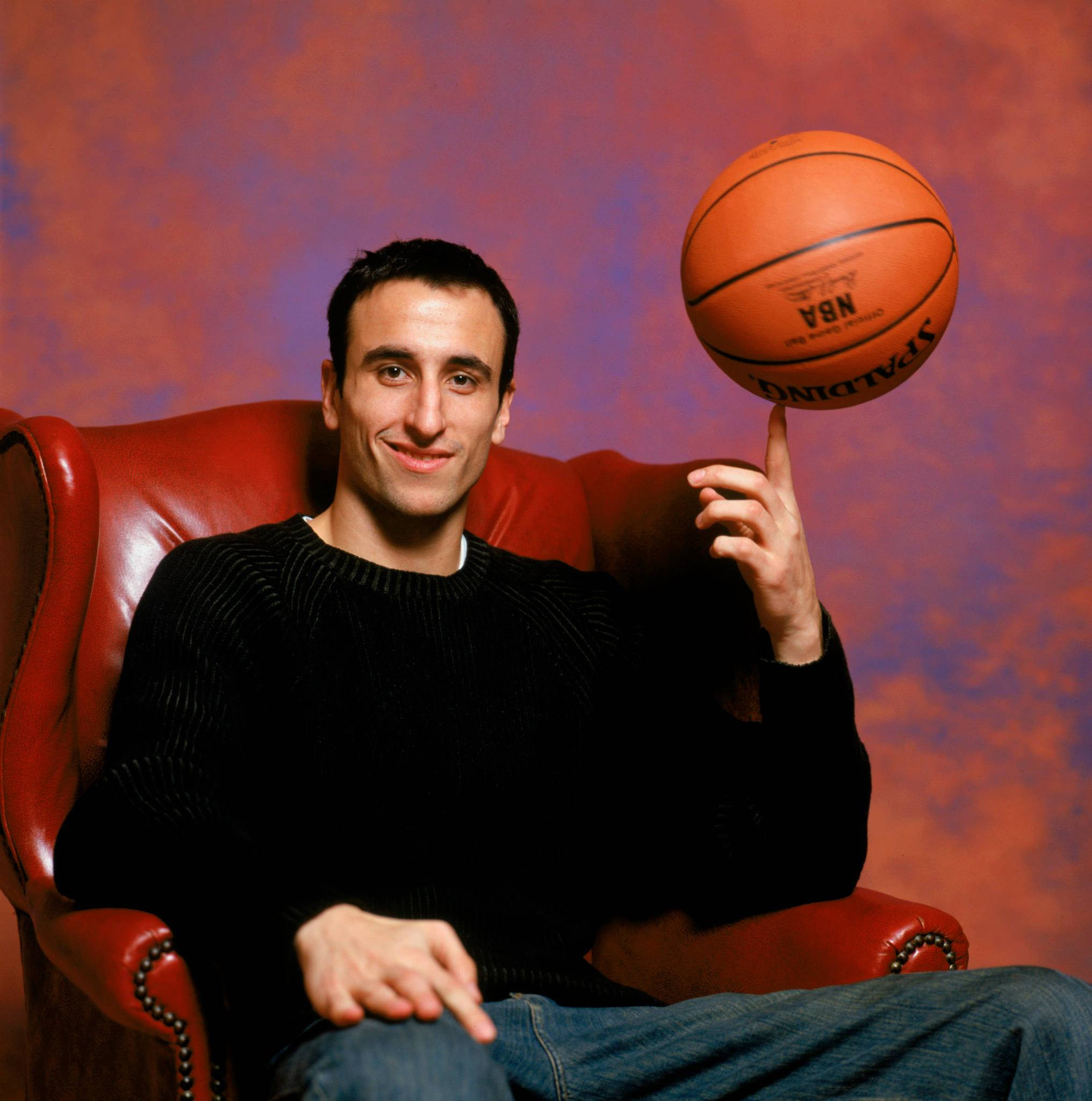 Manu Ginobili, black sweater, basketball, Full HD Phone Wallpaper