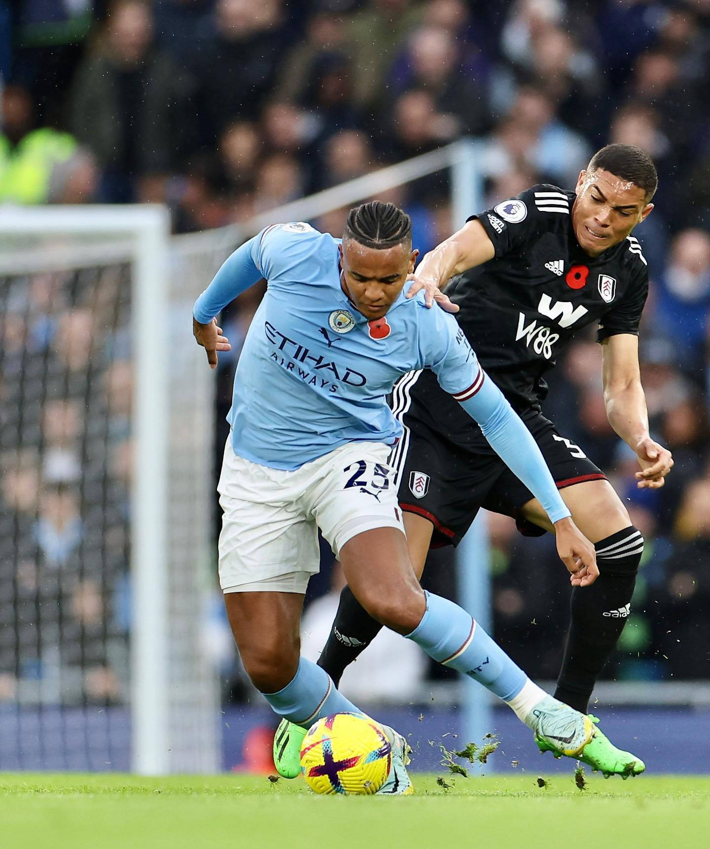 Manuel Akanji, light blue jersey, black jersey, HD Phone Wallpaper