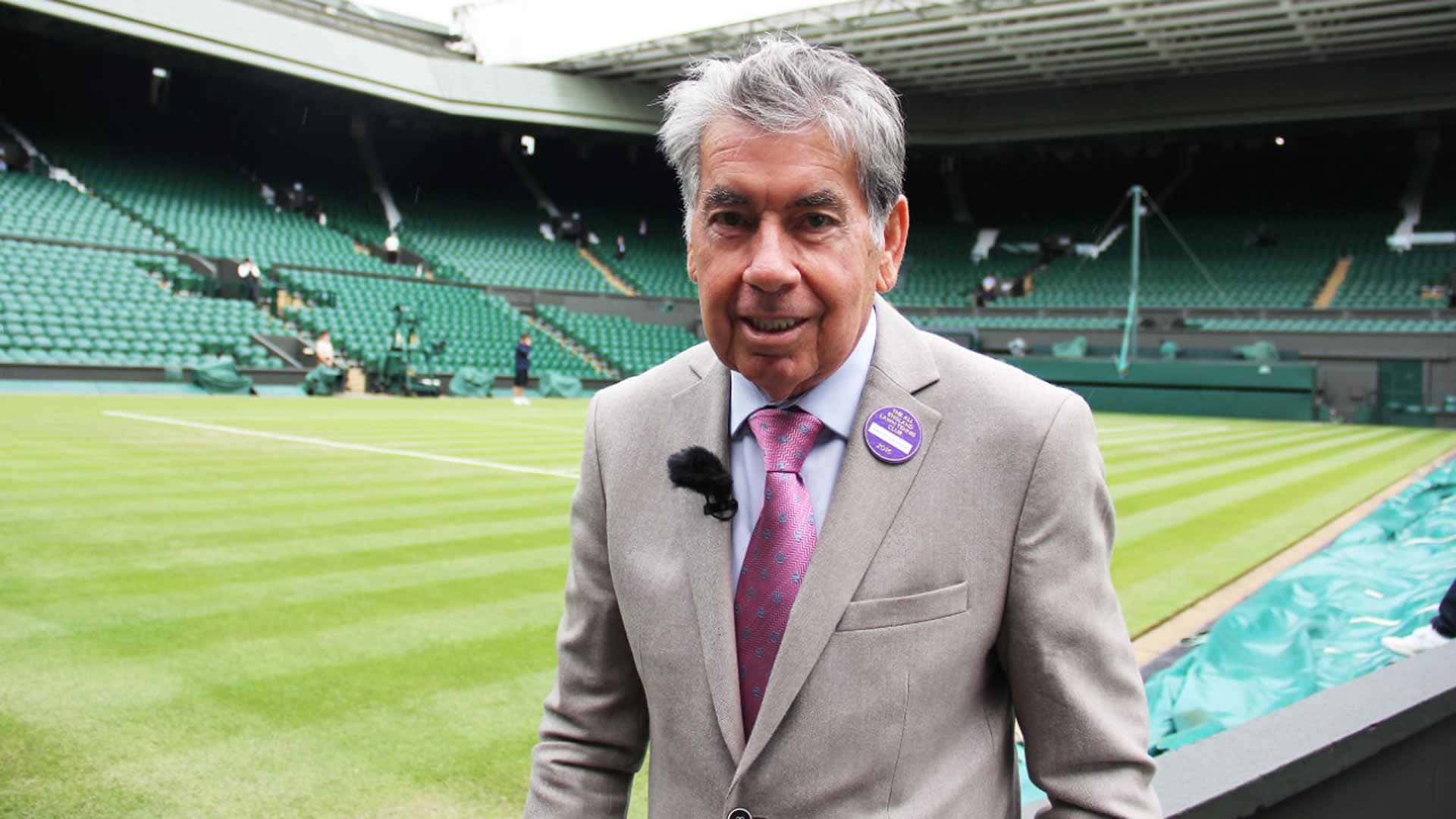 Manuel Santana, beige suit, pink tie, Full HD Desktop Wallpaper