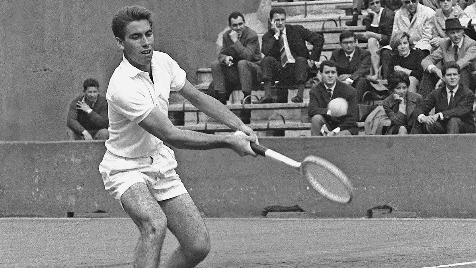 Manuel Santana, tennis player, clay court, Full HD Desktop Wallpaper