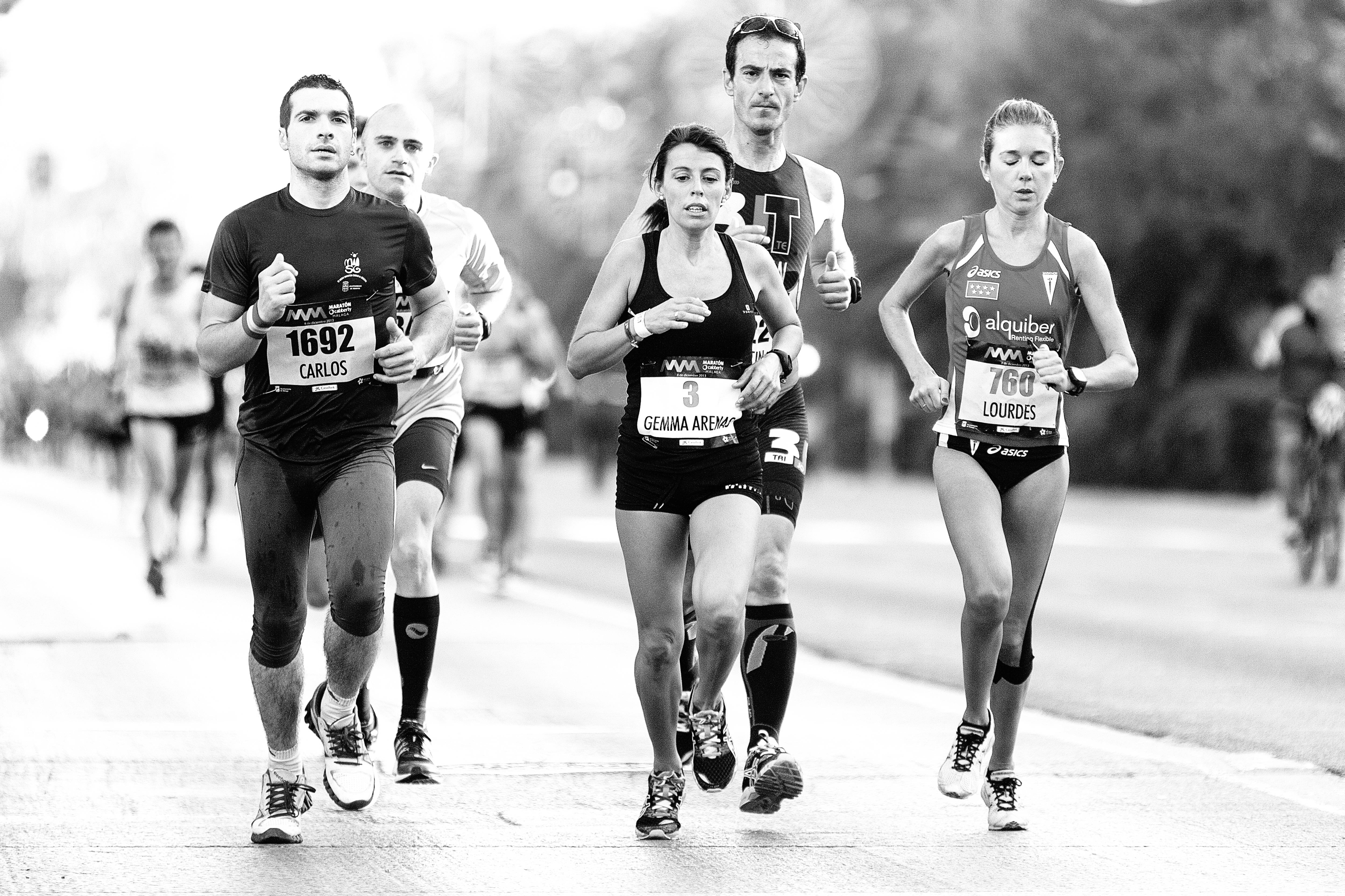 marathon, city marathon, paved street, 5K Desktop Wallpaper
