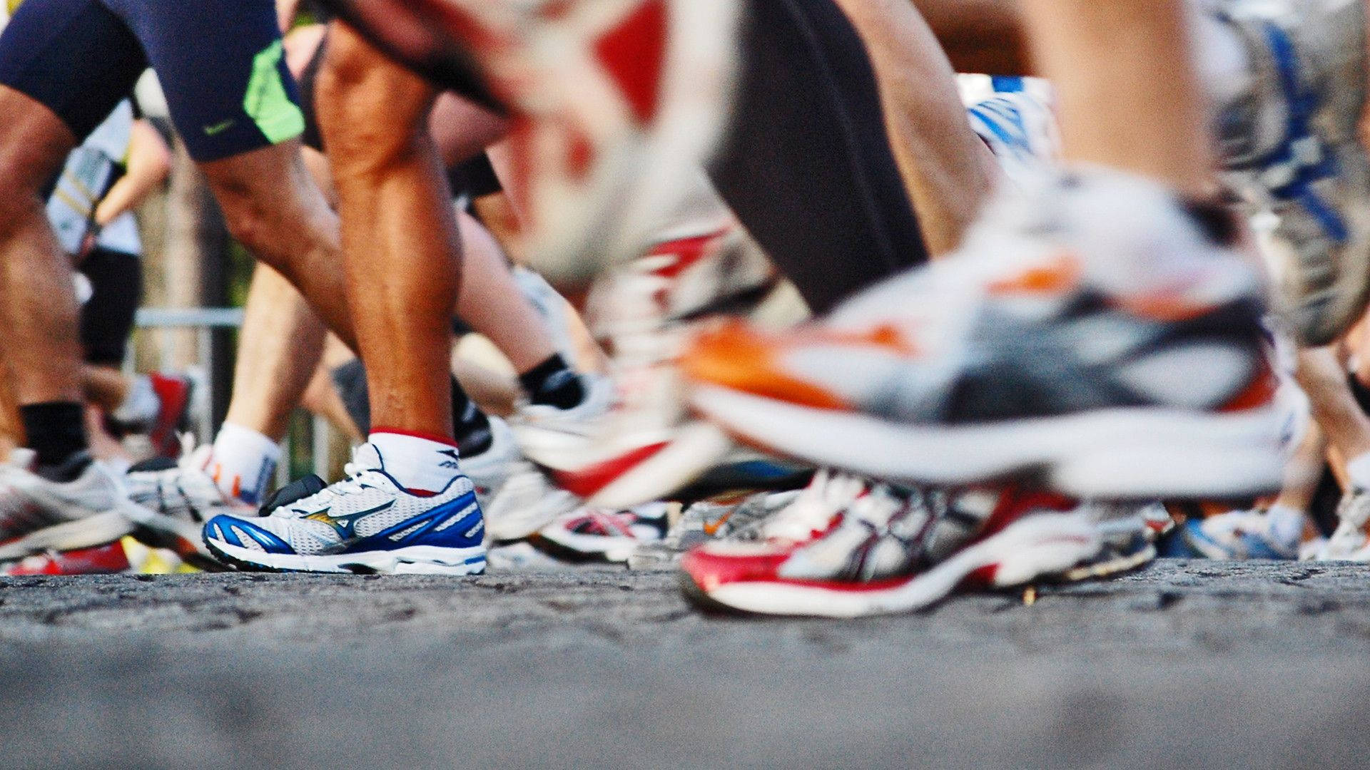 Marathon, sneakers, runners, Full HD Desktop Wallpaper