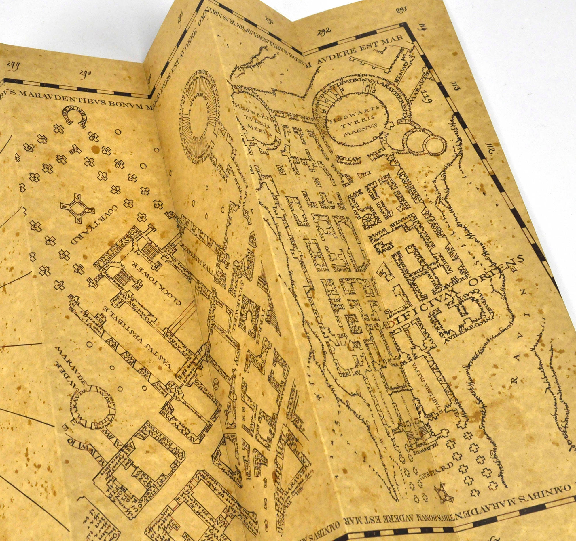 Marauders Map, parchment, black ink, Full HD Desktop Wallpaper
