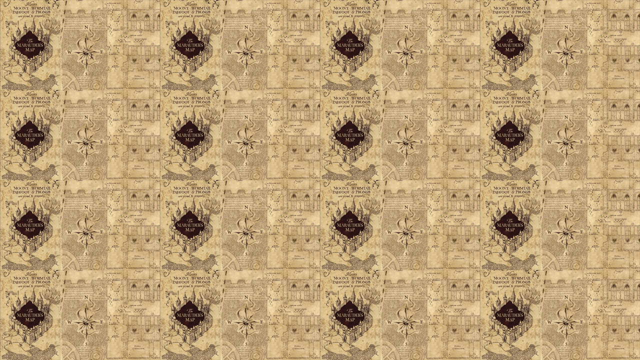 Marauders Map, parchment, book covers, HD Desktop Wallpaper