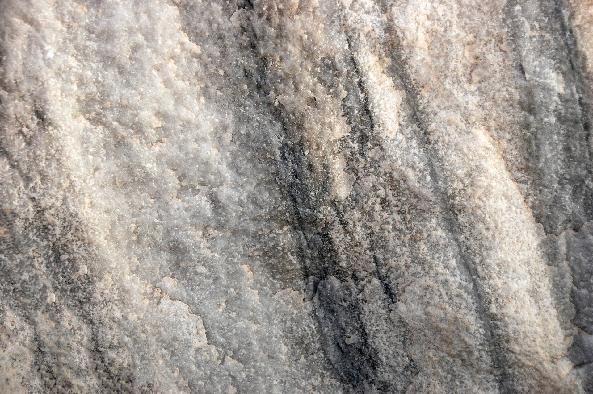 black striped natural marble, rough textured rock surface, swirling gray beige and black mineral veins, Full HD Desktop Wallpaper