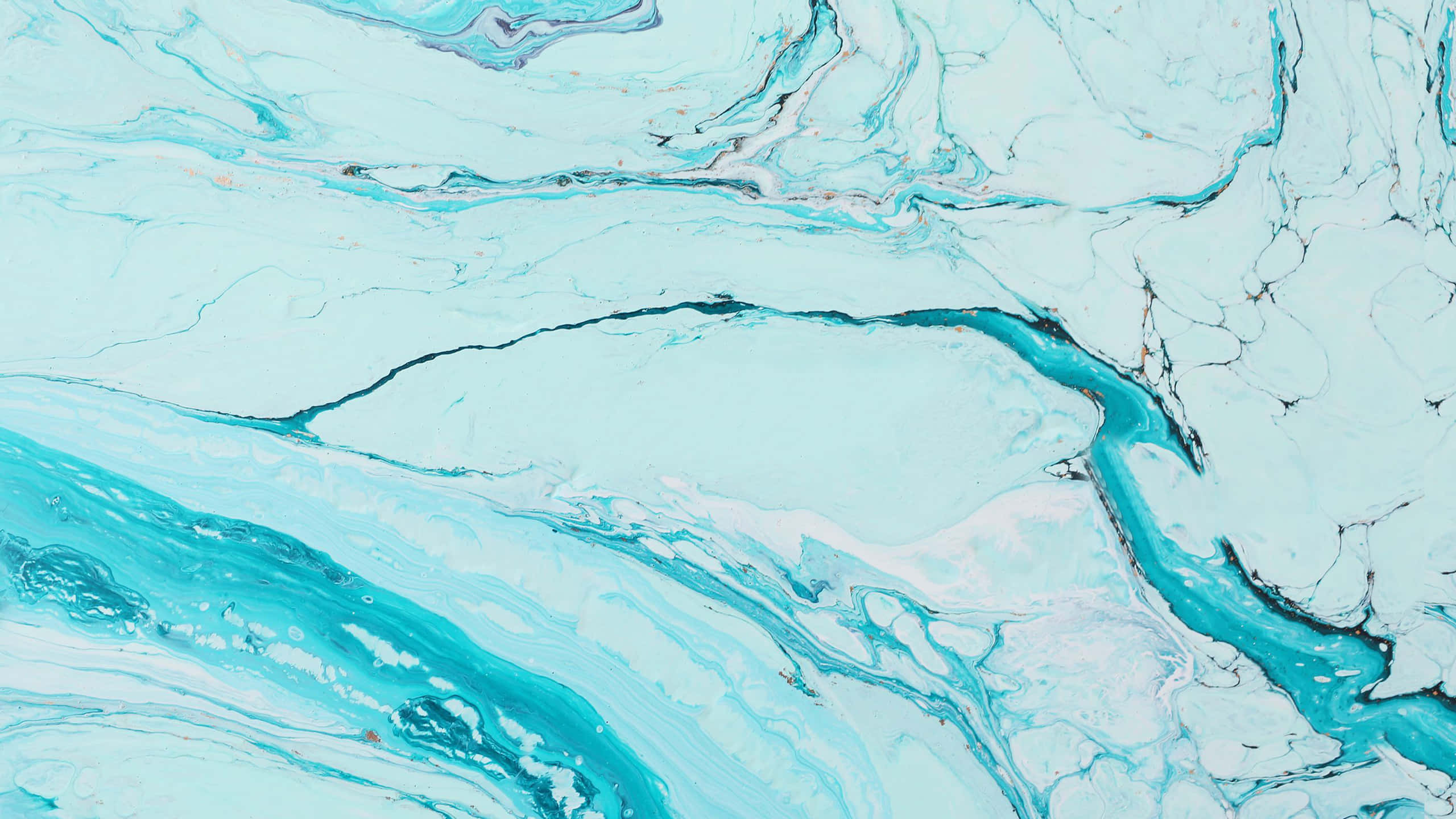 Marble iPad, turquoise, white, 2K Desktop Wallpaper