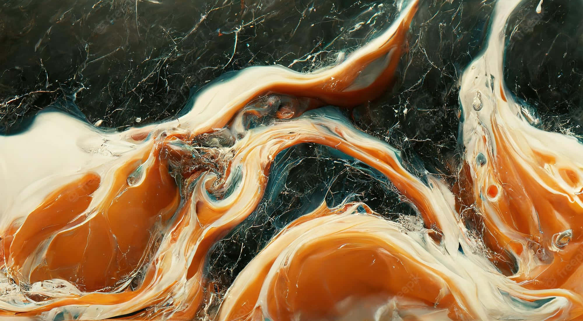 Marble iPad, orange, white, Full HD Desktop Wallpaper