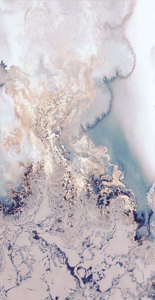 marble iPad, blue water, white water, SD Phone Wallpaper