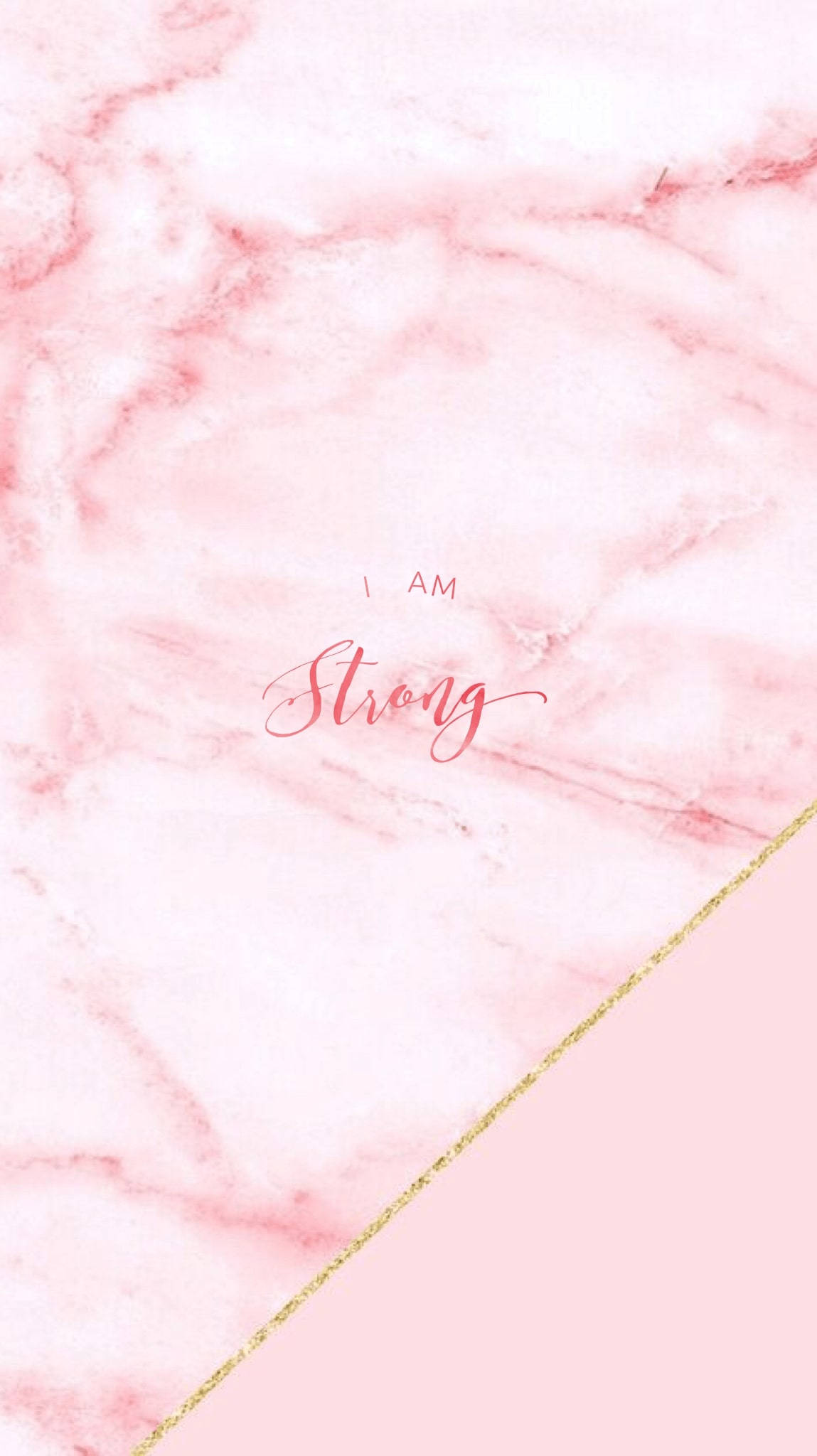 Pink Marble, Gold Glitter, Diagonal Line, Full HD Phone Wallpaper