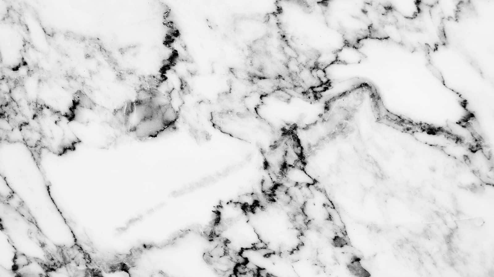 black and white marble, white marble, black veins, HD Desktop Wallpaper