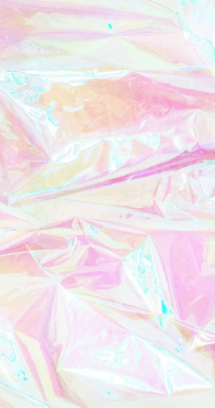 Marble Pink Glossy Pattern, holographic foil, pastel pinks, HD Phone Wallpaper