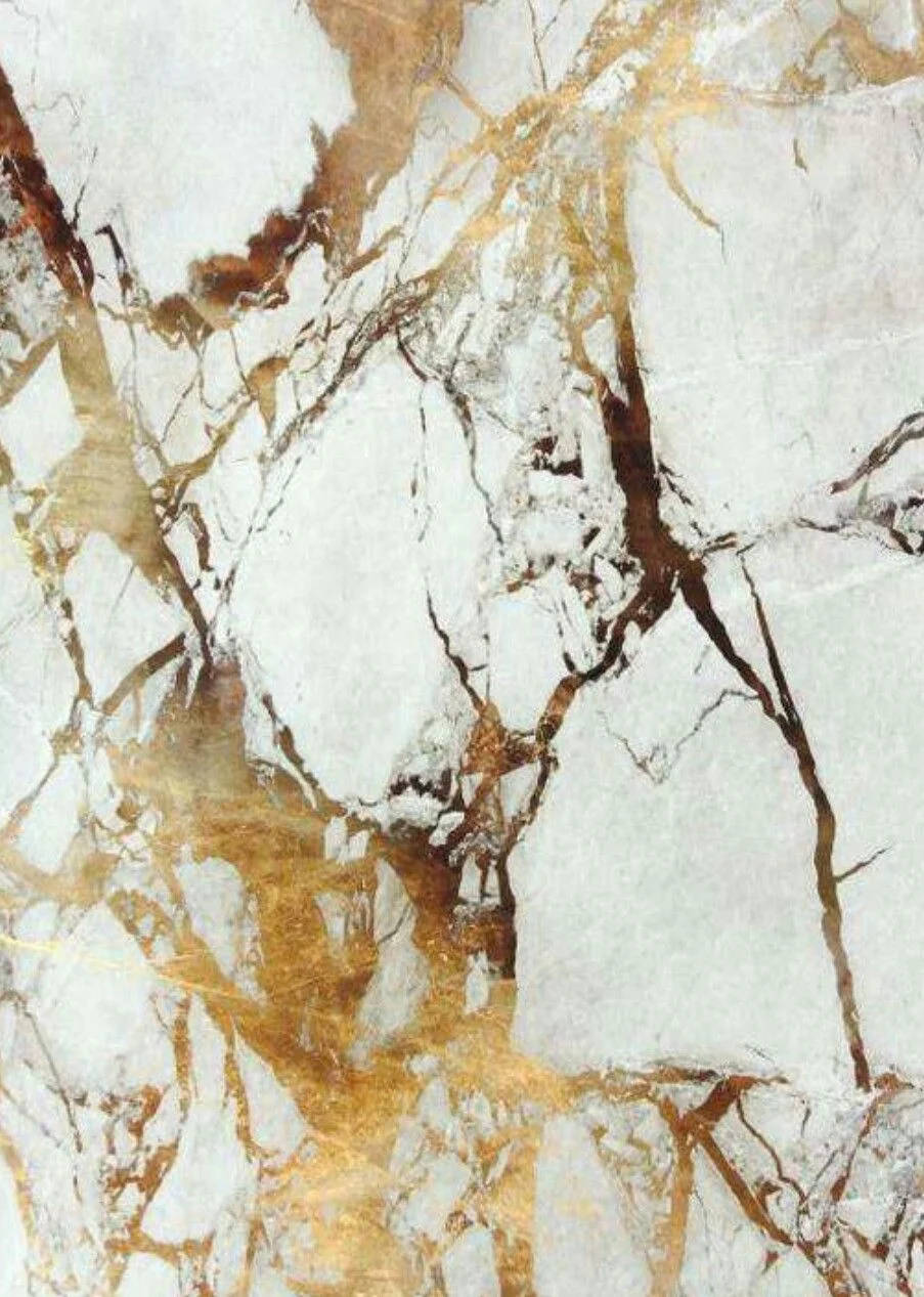 rose gold marble texture, white marble, golden veining, SD Phone Wallpaper