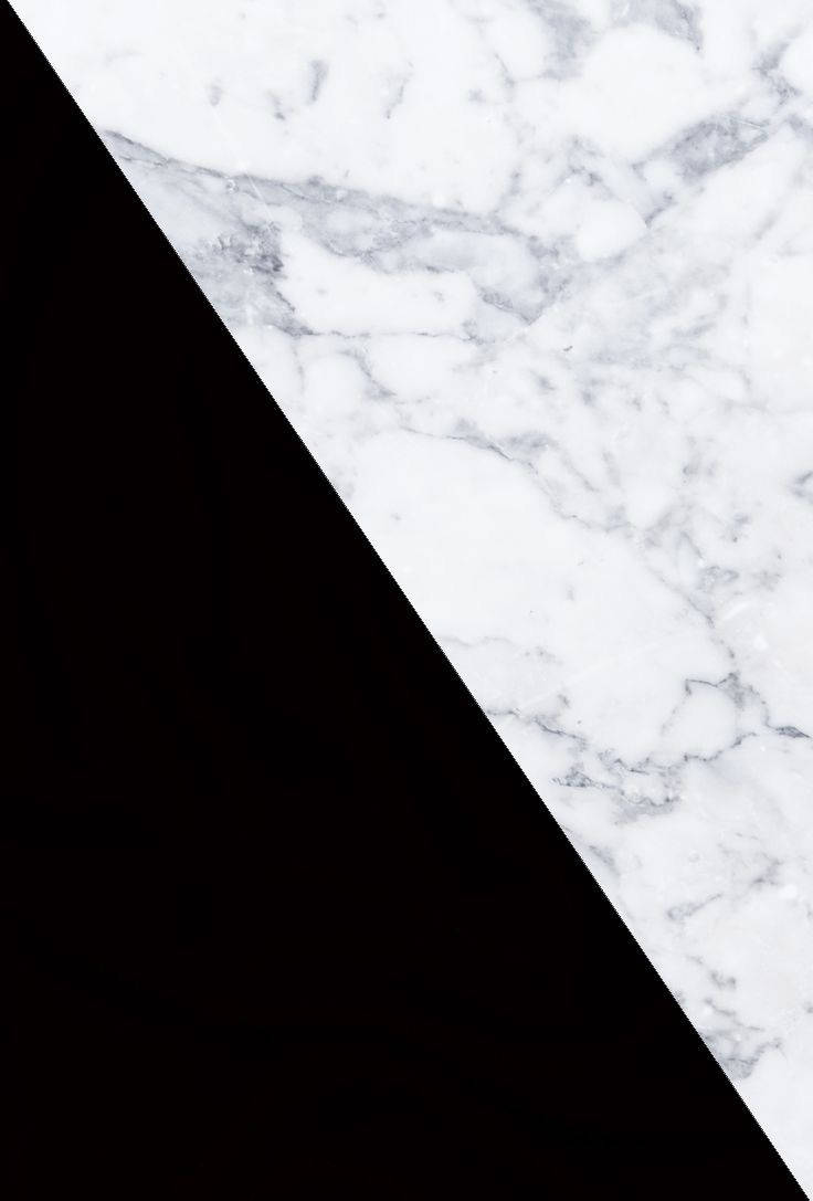 black, white, marble, SD Phone Wallpaper