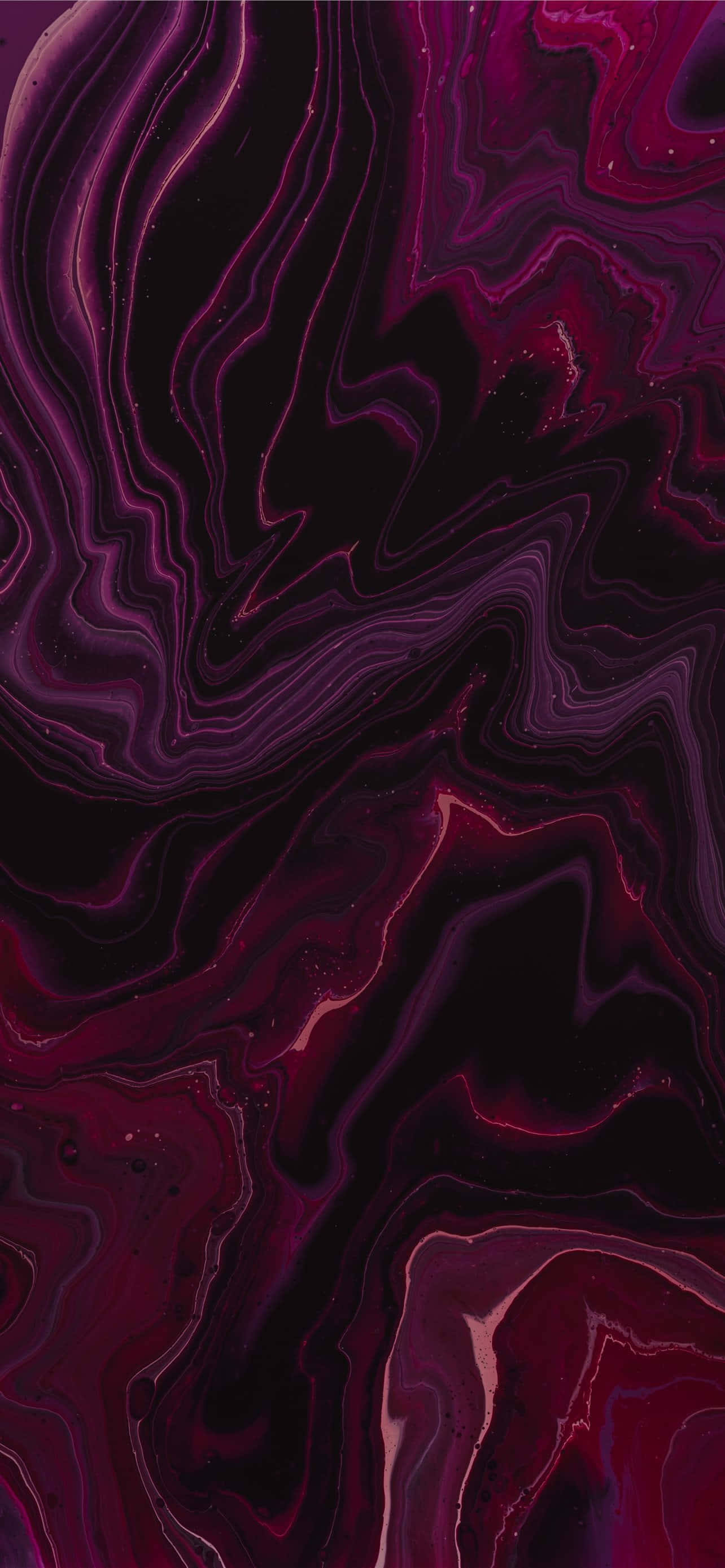 black and pink iPhone, marble texture, deep purple, 2K Phone Wallpaper