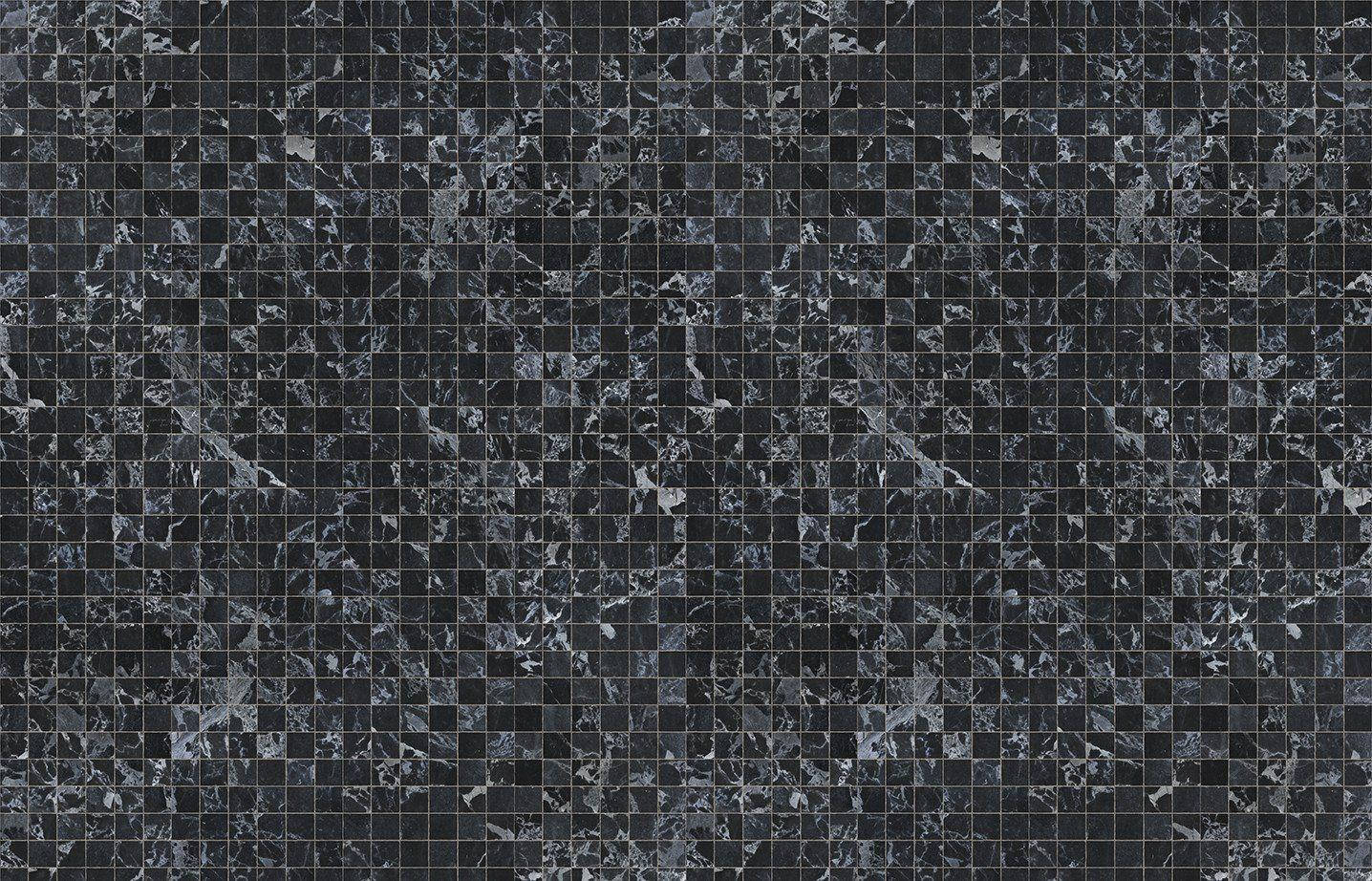 black marble, squared tiles, white veining, HD Desktop Wallpaper