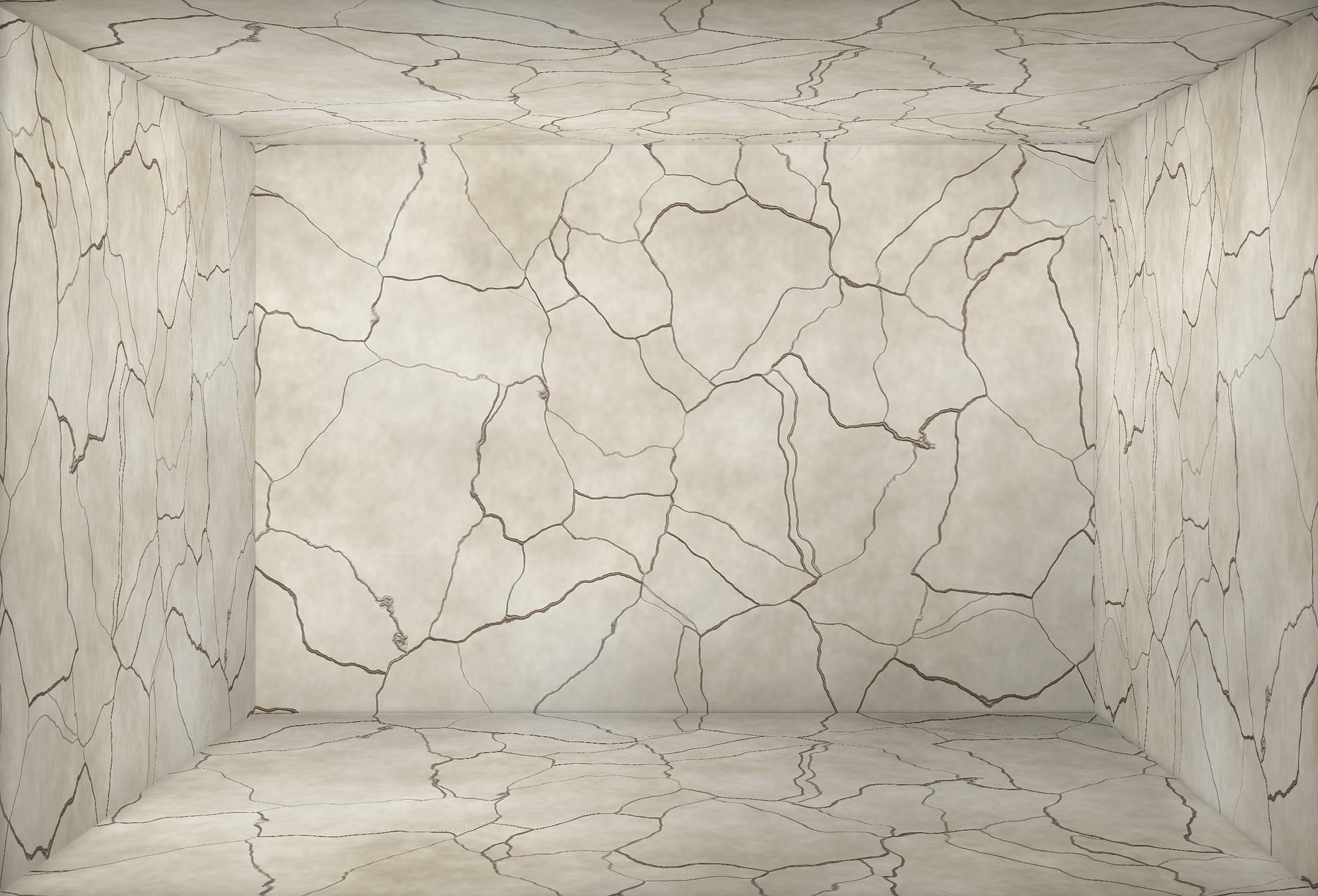 Marble Laptop, cracked beige walls, cracked floor, Full HD Desktop Wallpaper