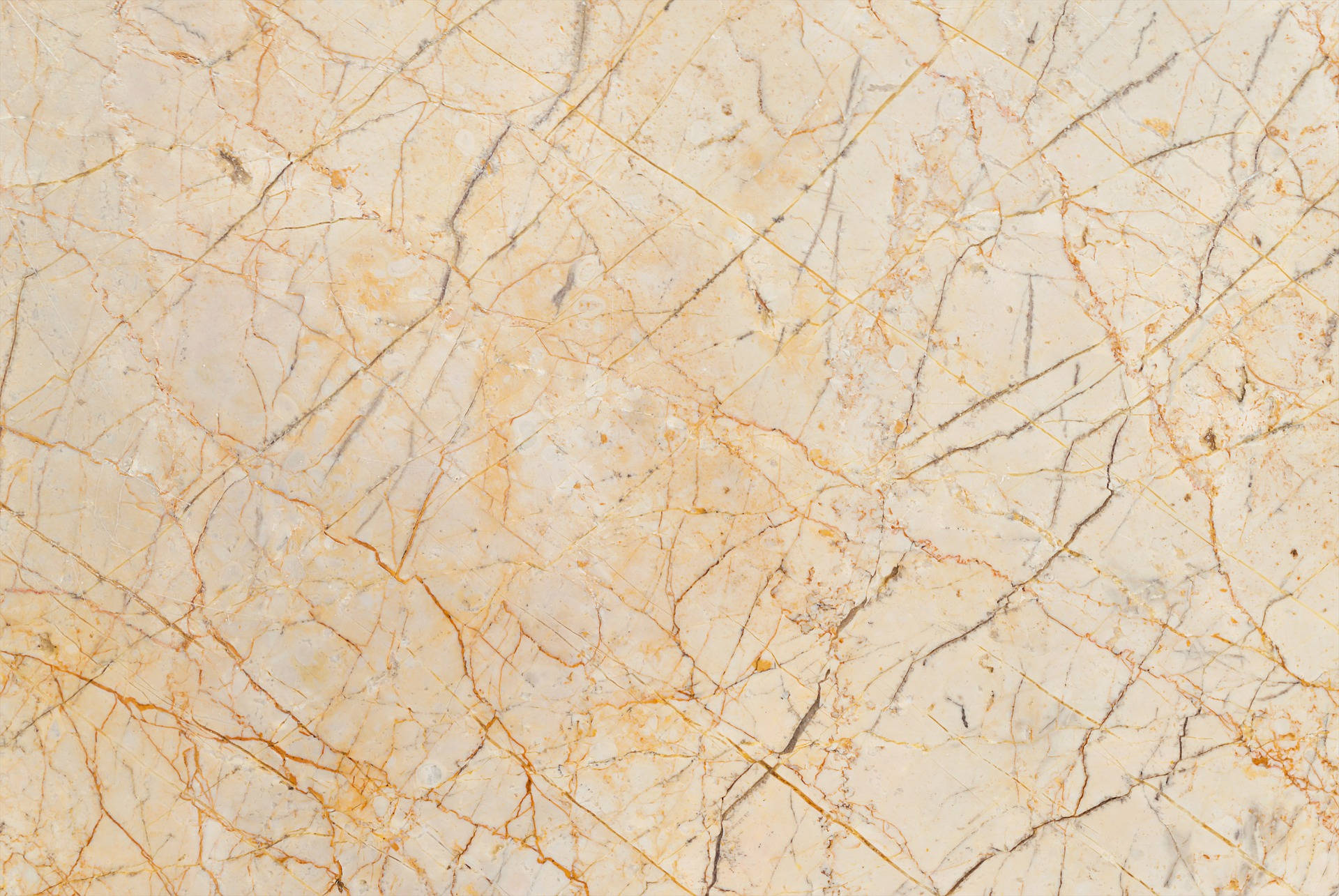 scratched cream marble laptop, creamy beige marble, golden veining, Full HD Desktop Wallpaper