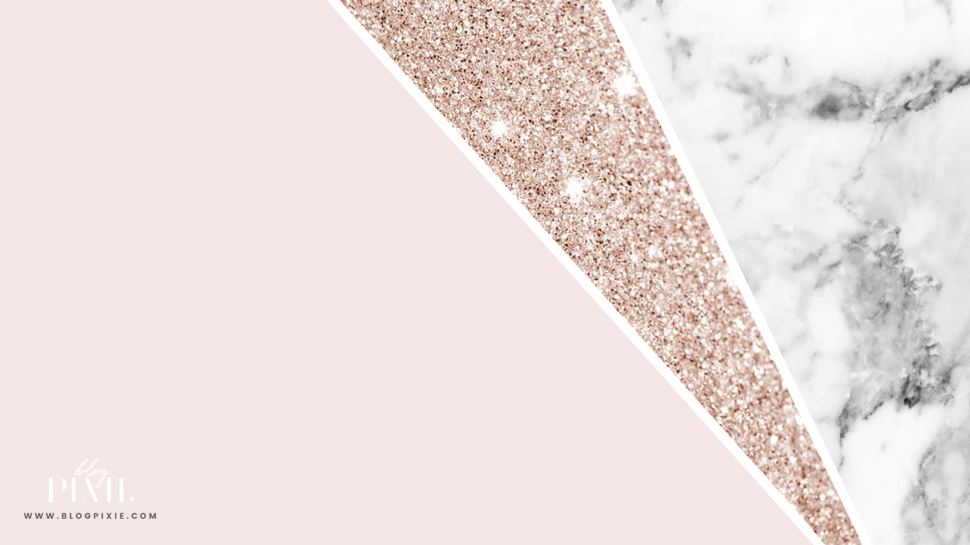 pink and white marble background, rose gold glitter diagonal stripe, white marble texture, Full HD Desktop Wallpaper