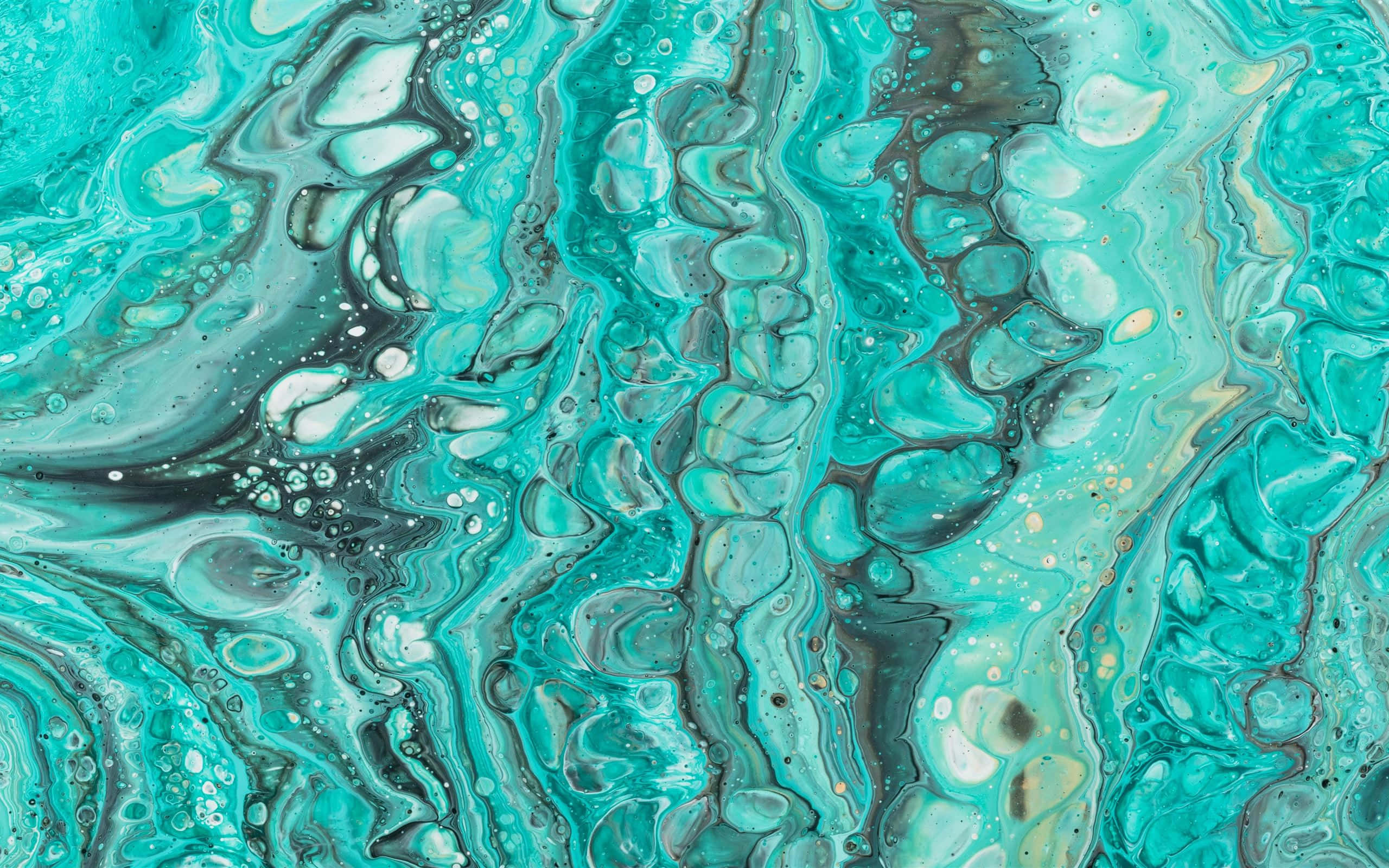 marble macbook, teal, black, 2K Desktop Wallpaper