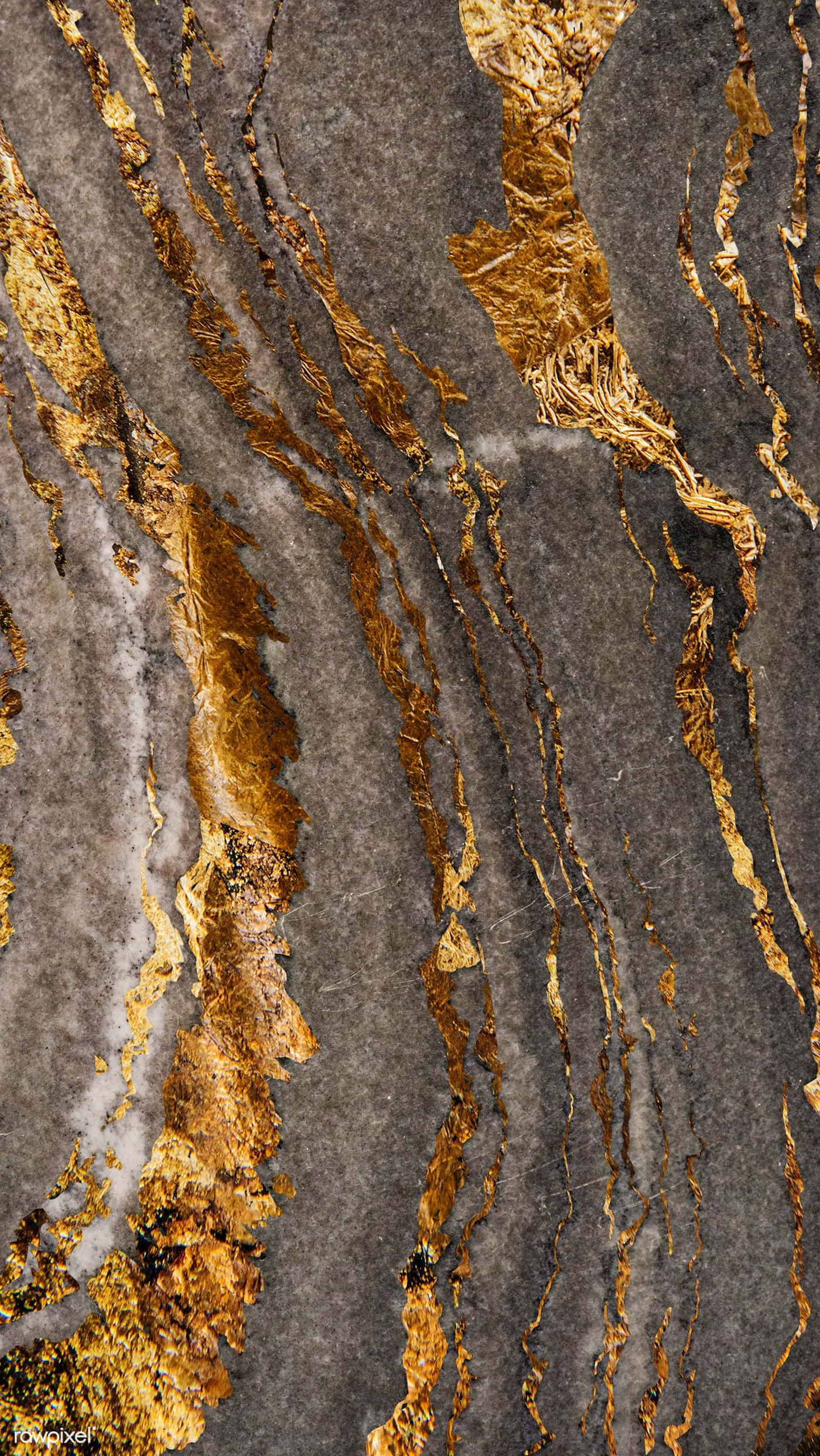 gold and black marble, dark gray marble, shimmering golden foil, Full HD Phone Wallpaper