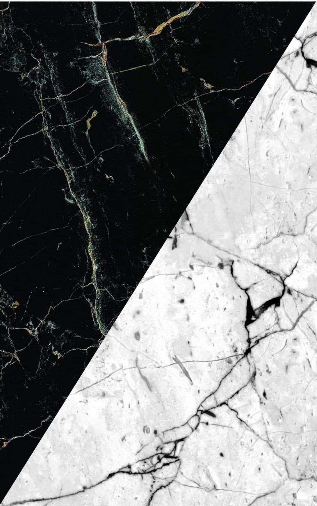 Marble Phone, black marble, gold veins, HD Phone Wallpaper