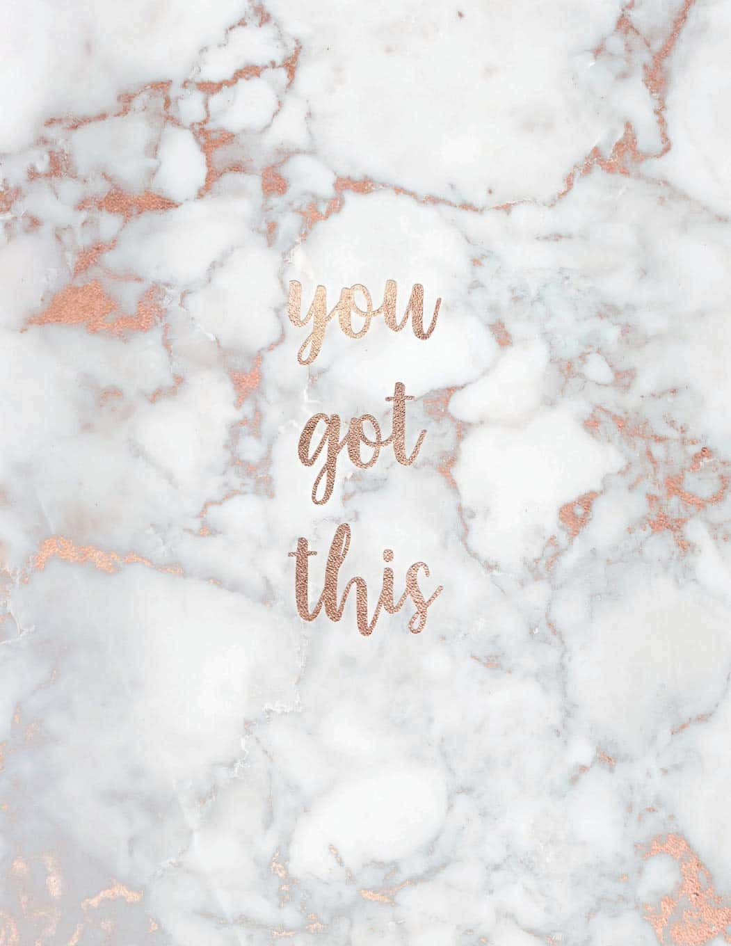 Marble Quotes, white marble, rose gold veins, HD Phone Wallpaper
