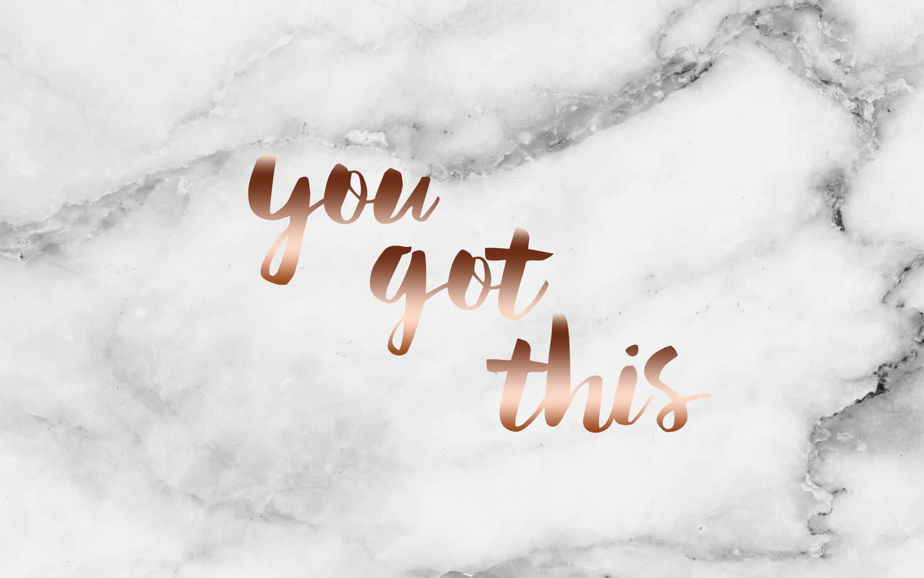 rose gold, cursive text, you got this, HD Desktop Wallpaper