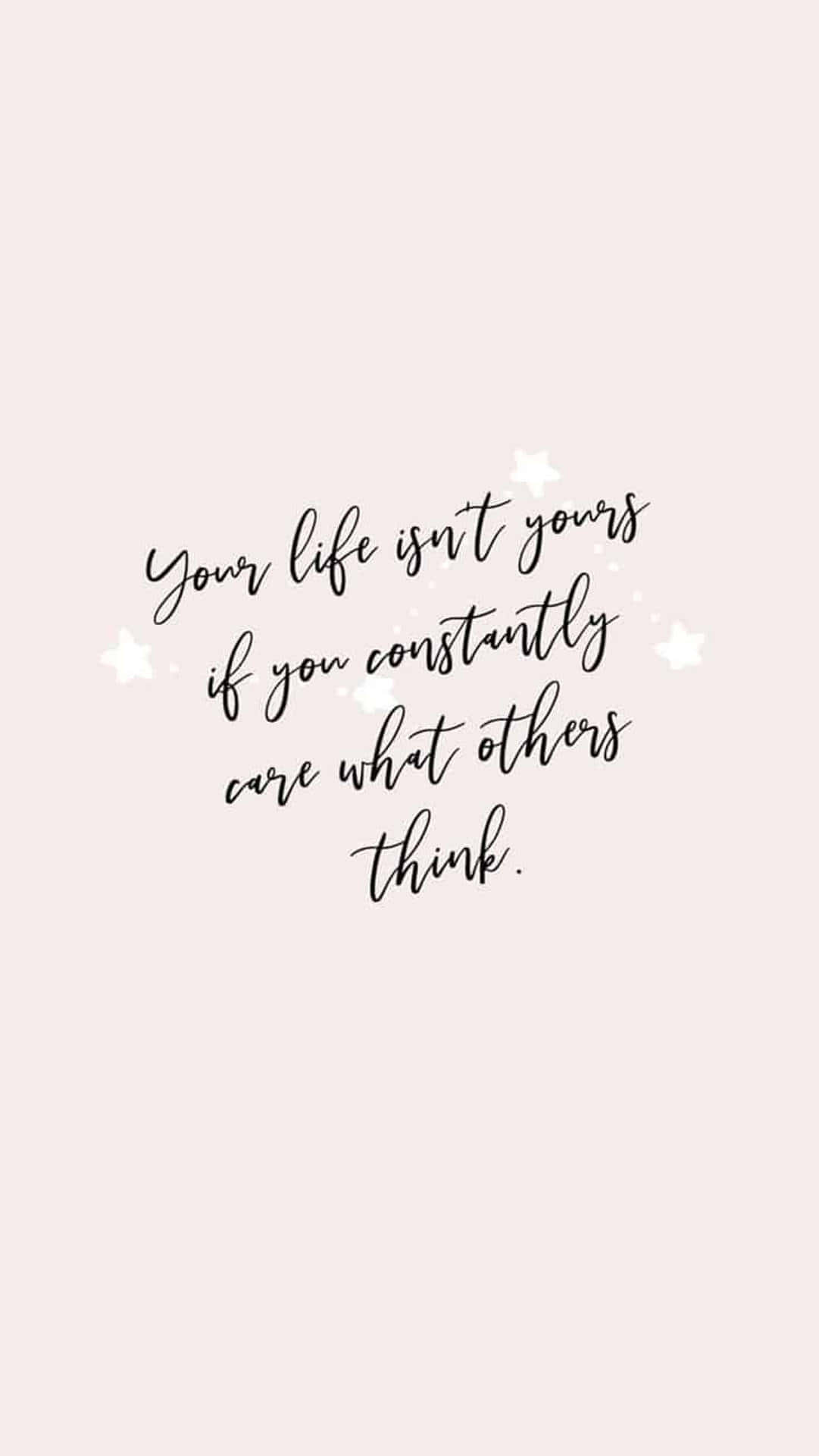 Marble Quotes, pastel pink, black cursive text, Full HD Phone Wallpaper