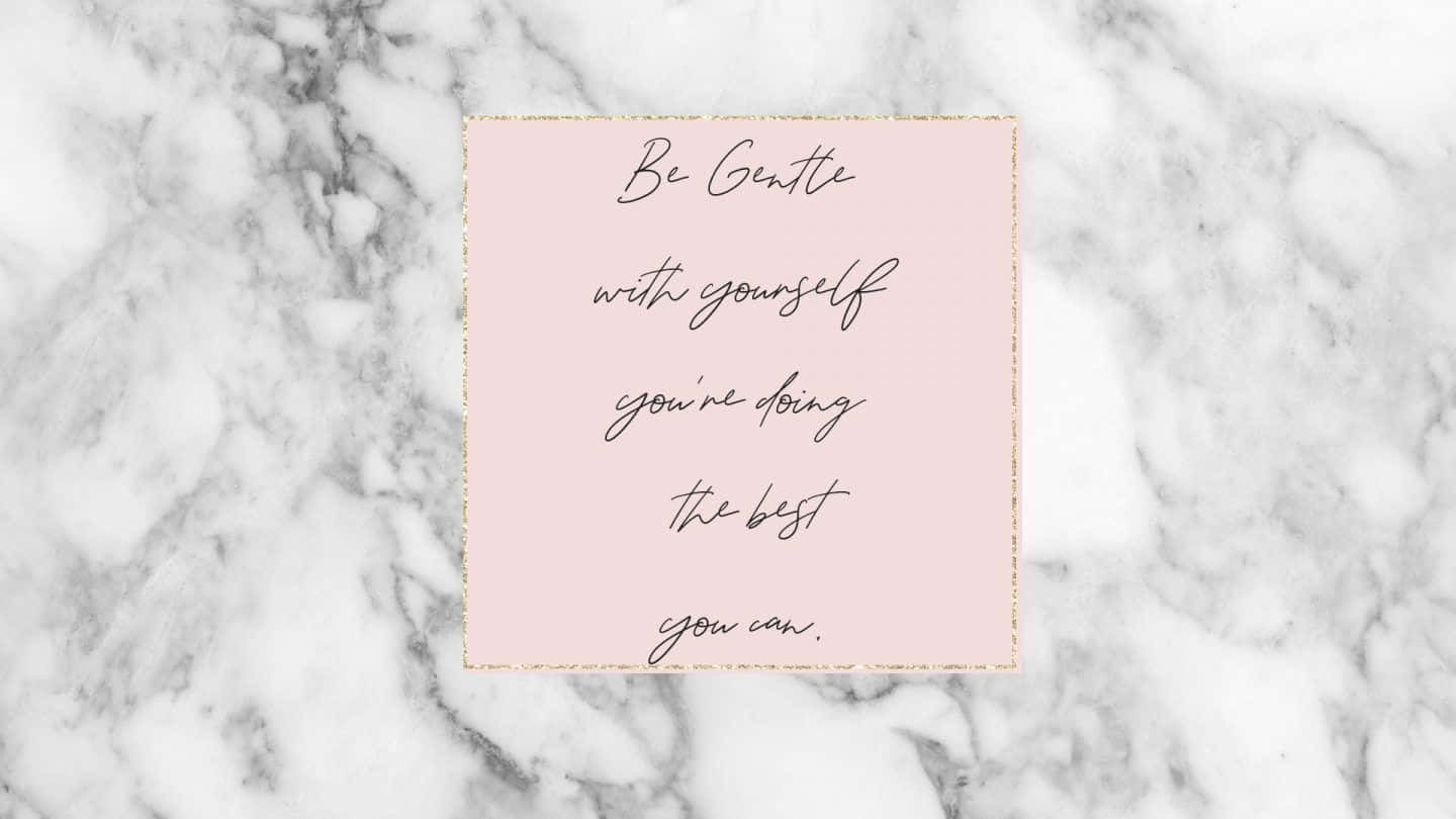 pastel quote, marble, soft pink square, HD Desktop Wallpaper